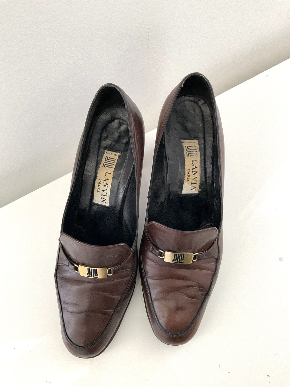 Lanvin Vintage Heeled loafers Lanvin Size US 6 / IT 36 - 4 Thumbnail