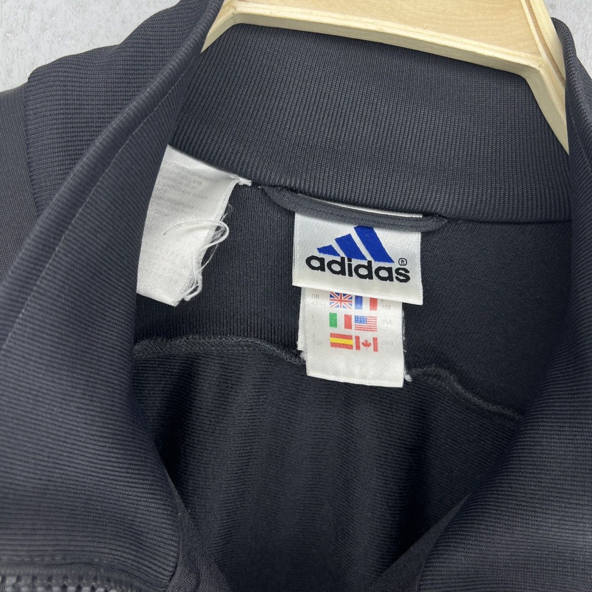 Adidas Vintage Adidas Germany 90s Training Soccer Jacket Sweatshirt Size US L / EU 52-54 / 3 - 4 Thumbnail