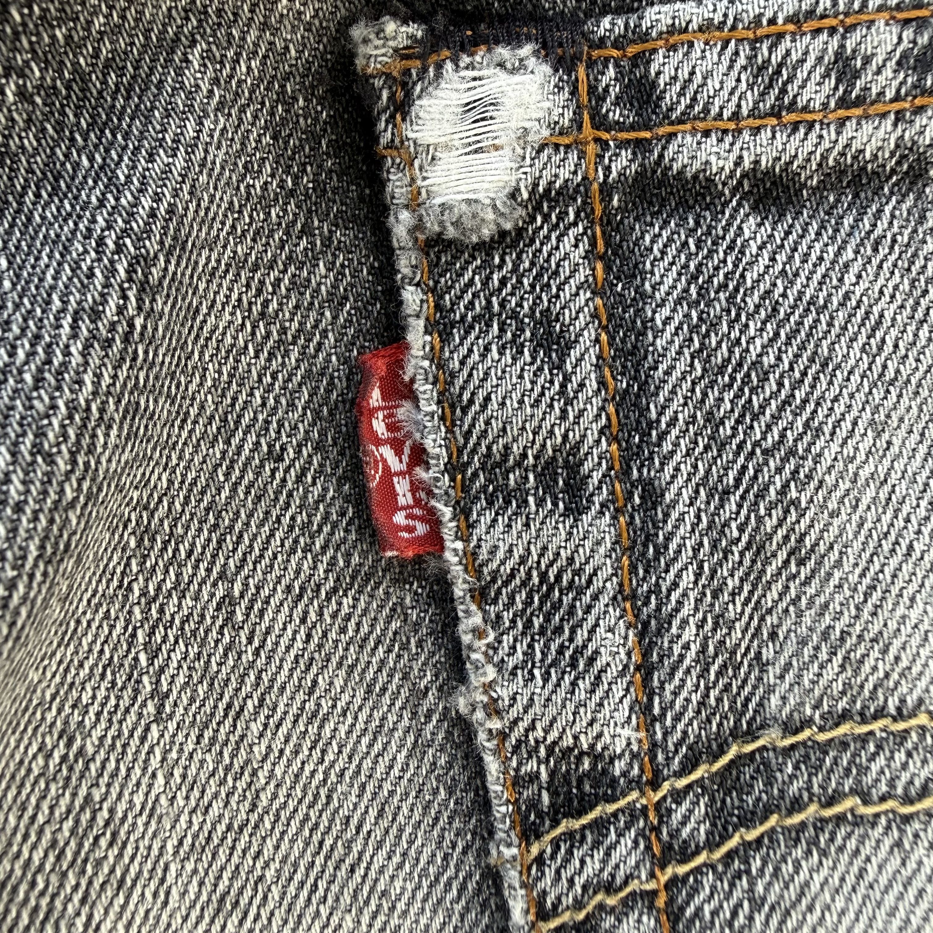Levi's Vintage Clothing W32x29 Vintage Levi's 503 Faded Black Denim Jean Pants Size US 32 / EU 48 - 13 Thumbnail