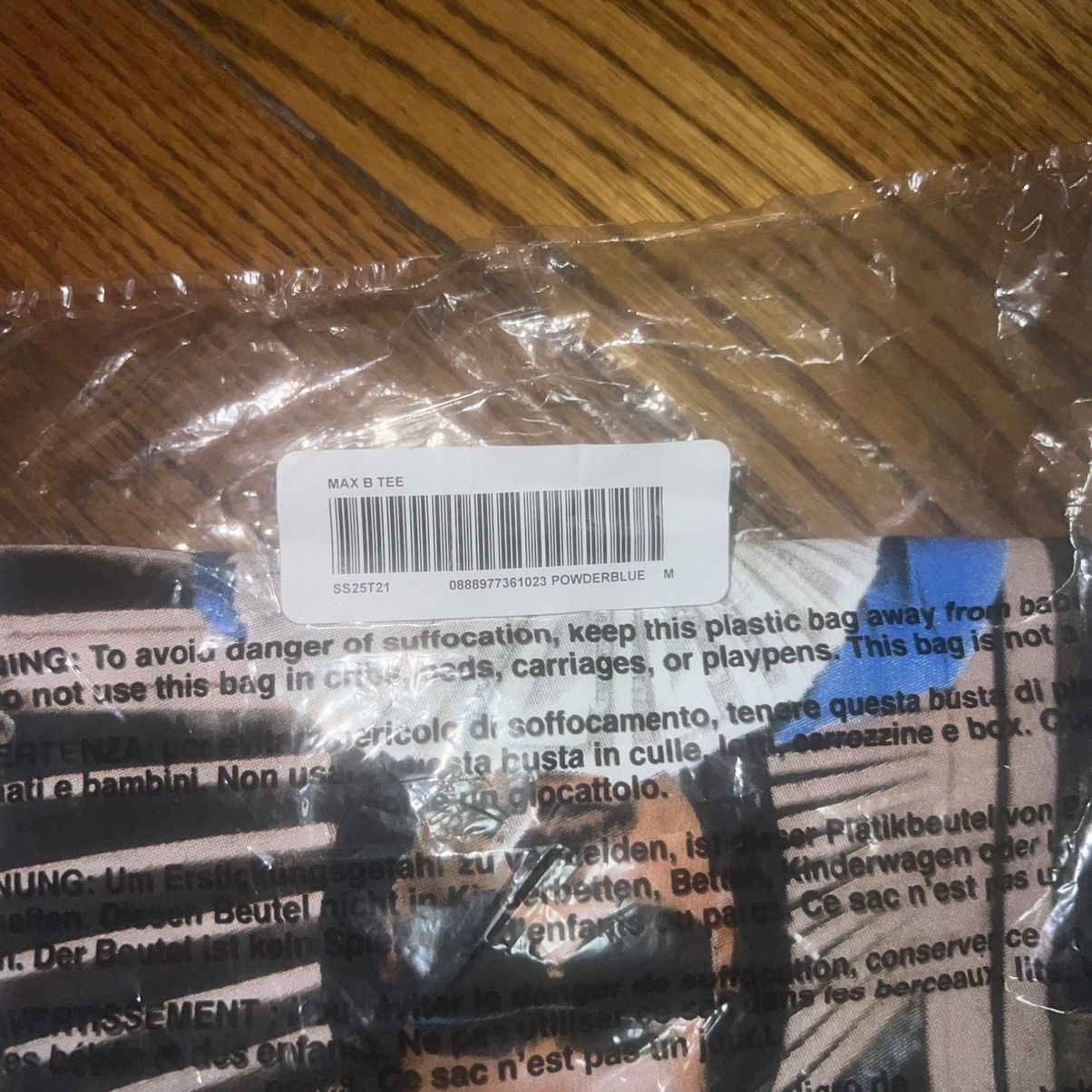 Supreme Supreme Max B Tee Powder Blue Size: Medium Size US M / EU 48-50 / 2 - 6 Thumbnail