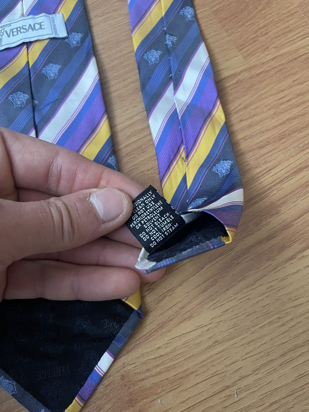 Versace × Vintage Vintage Gianni Versace Tie Size ONE SIZE - 7 Thumbnail
