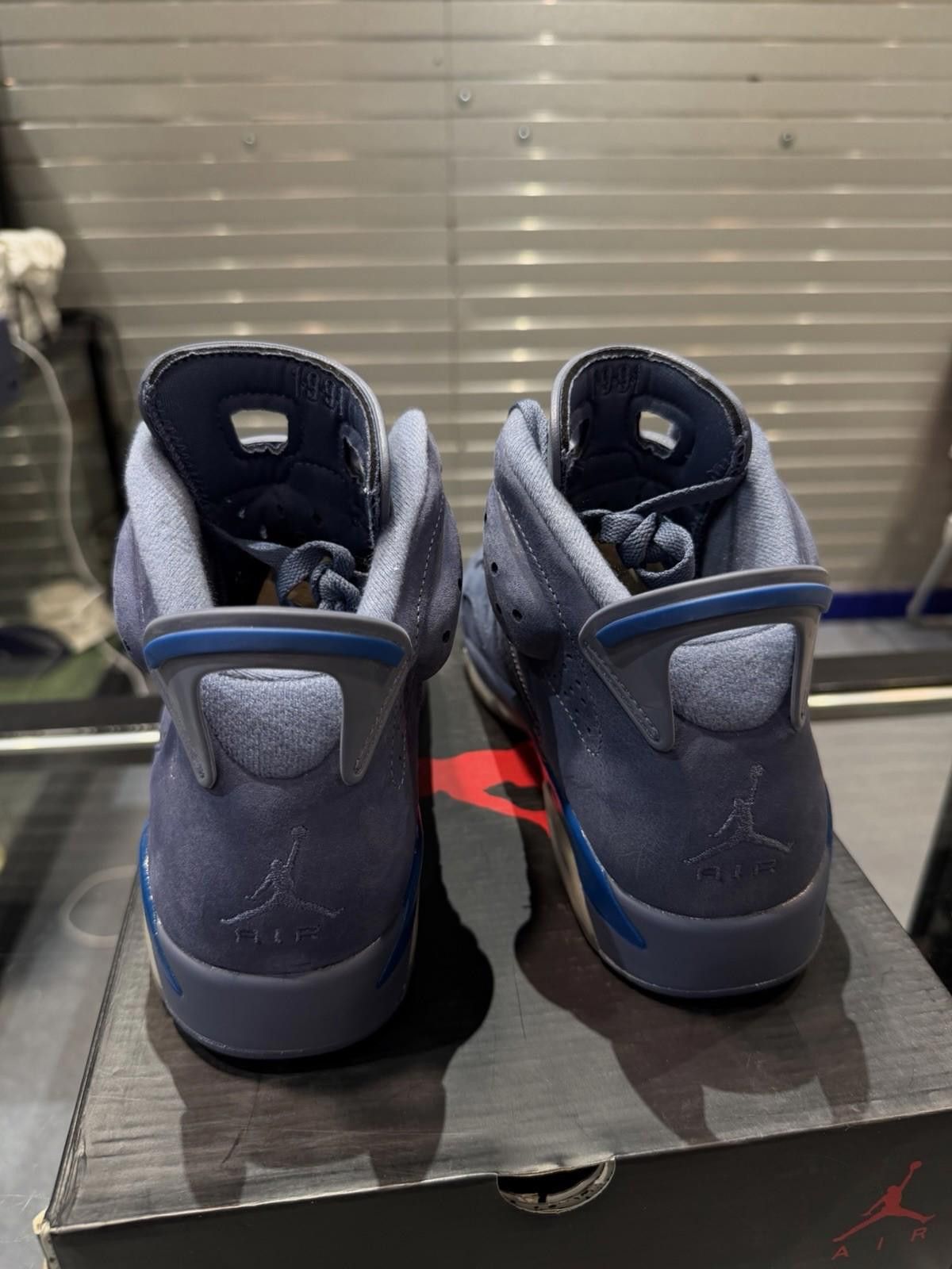 Jordan Brand Jordan 6 Retro Diffused Blue 2018 Size 8.5 Used RARE Size US 8.5 / EU 41-42 - 12 Thumbnail