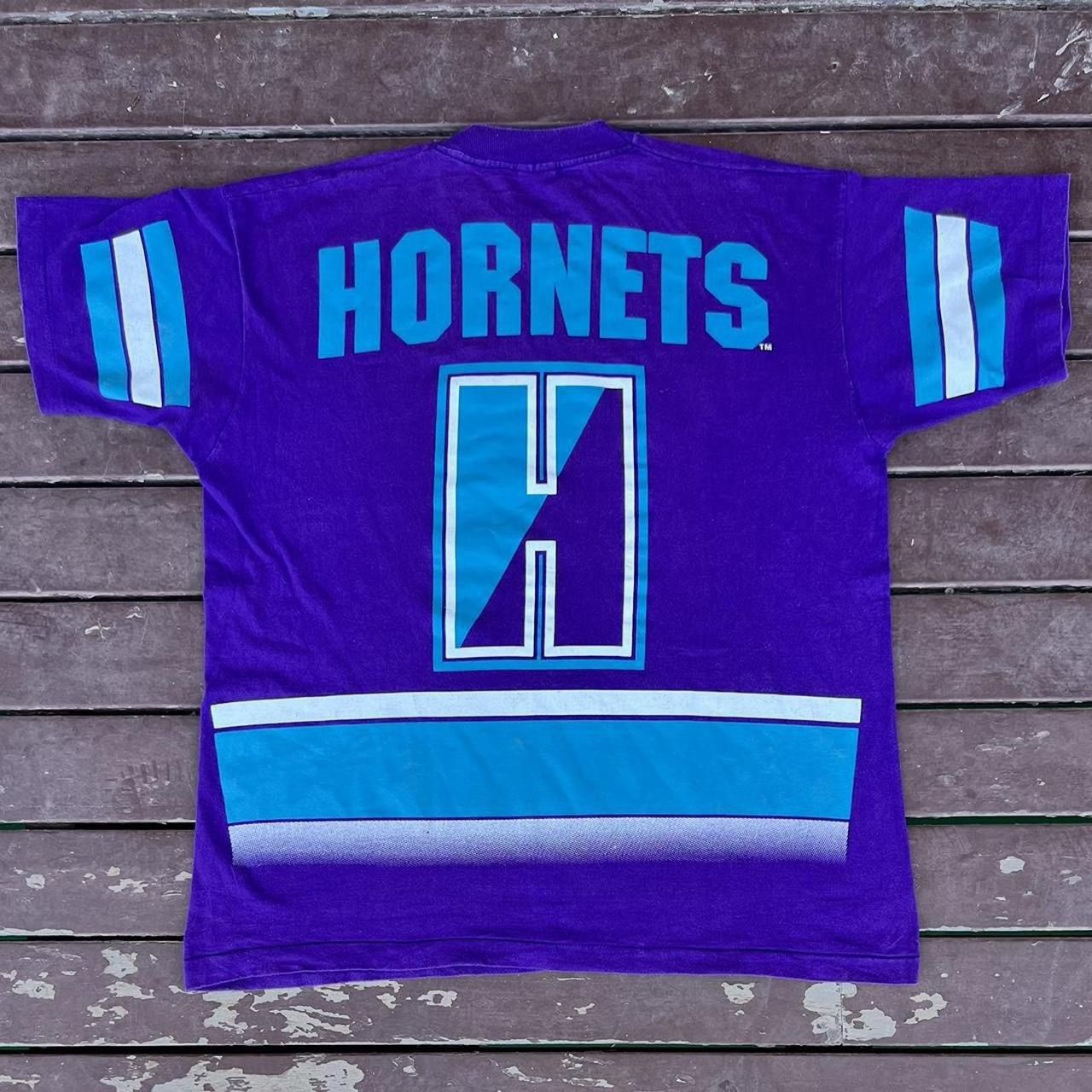 Vintage Vintage 90s CHARLOTTE HORNETS Size US XL / EU 56 / 4 - 8 Thumbnail