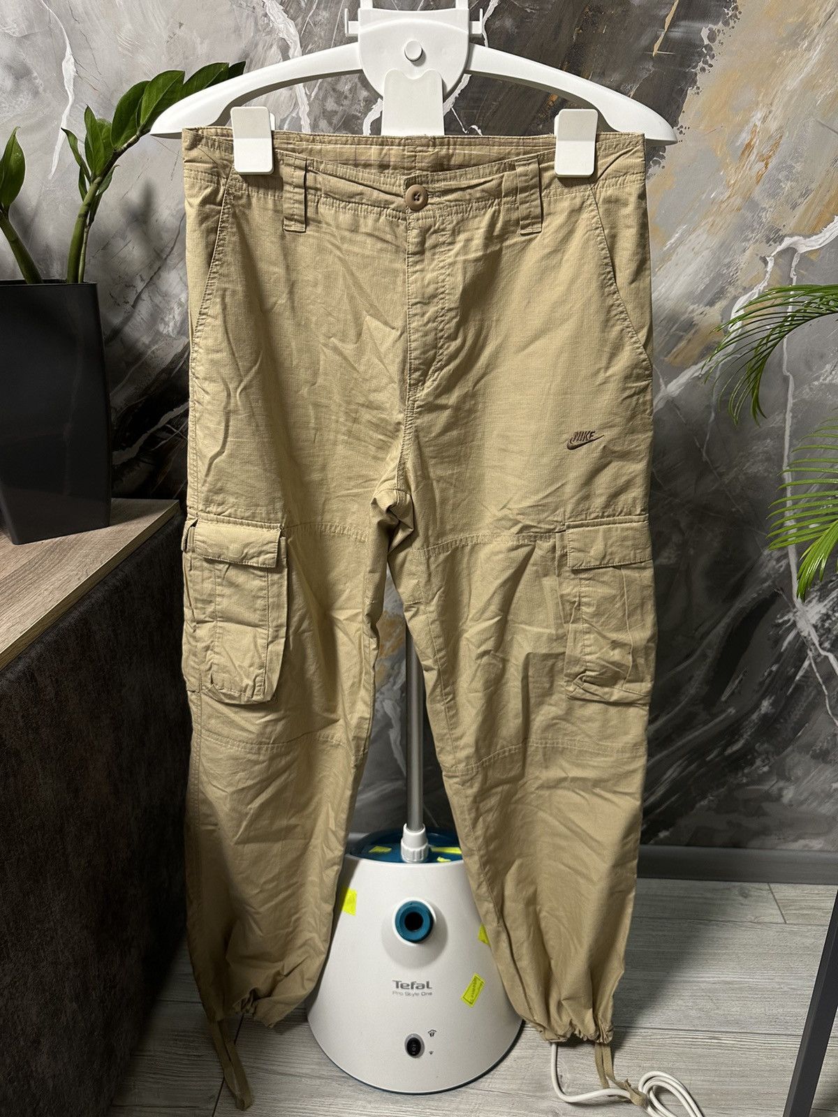 Nike × Vintage Vintage Nike Cargo Track Pants Y2K Size US 30 / EU 46 - 1 Thumbnail