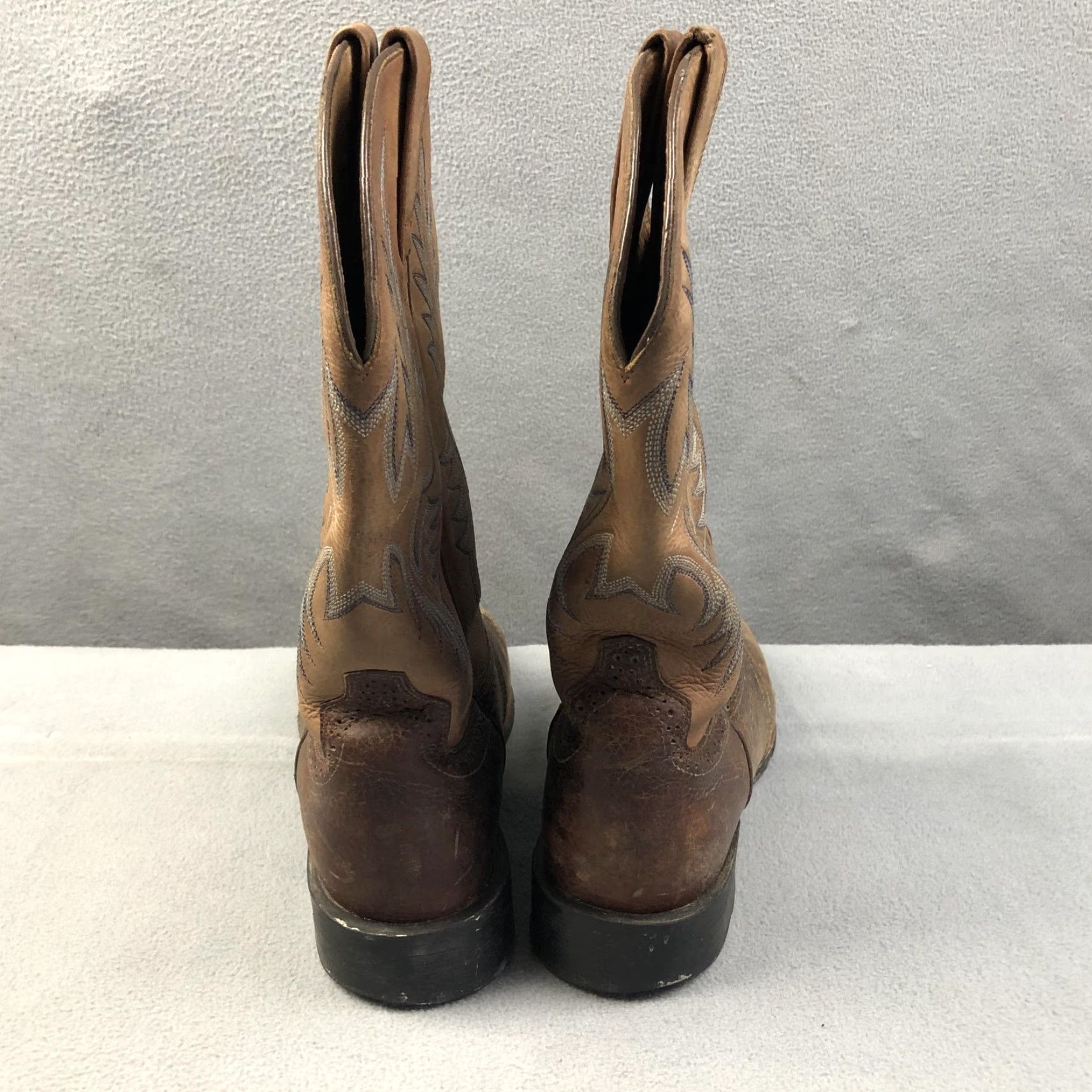 Ariat Ariat Boots Mens 9.5 EE Brown Leather Heritage Stockman Western Cowboy Shoes/Boots Mens EE Brown Leather Heritage Stockman Western Cowboy Size US 9 / EU 42 - 6 Thumbnail