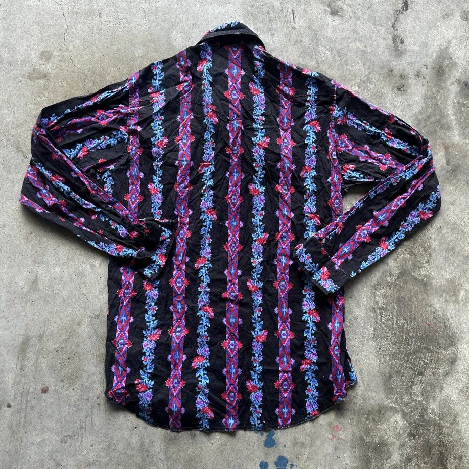 Wrangler Vintage Wrangler Brushpopper Western Floral Button Shirt Size US M / EU 48-50 / 2 - 6 Thumbnail