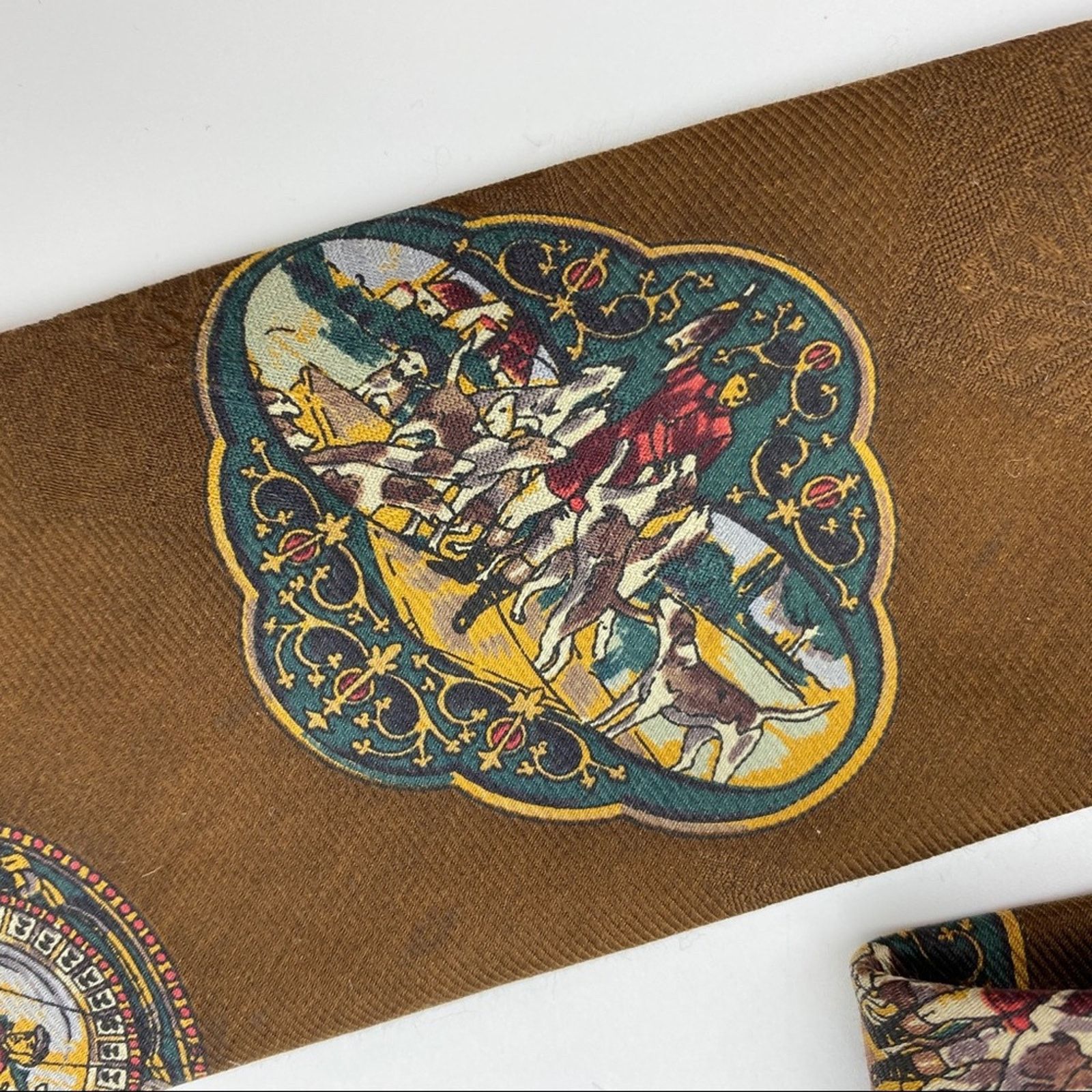 Hugo Boss Hugo Boss Silk Tie Hunting Golf Fly Fishing Print Size ONE SIZE - 6 Thumbnail
