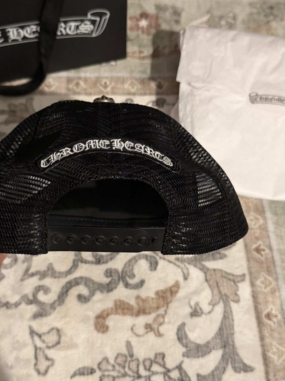 Chrome Hearts Chrome Hearts Camo Cemetery Trucker Hat Size ONE SIZE - 3 Thumbnail