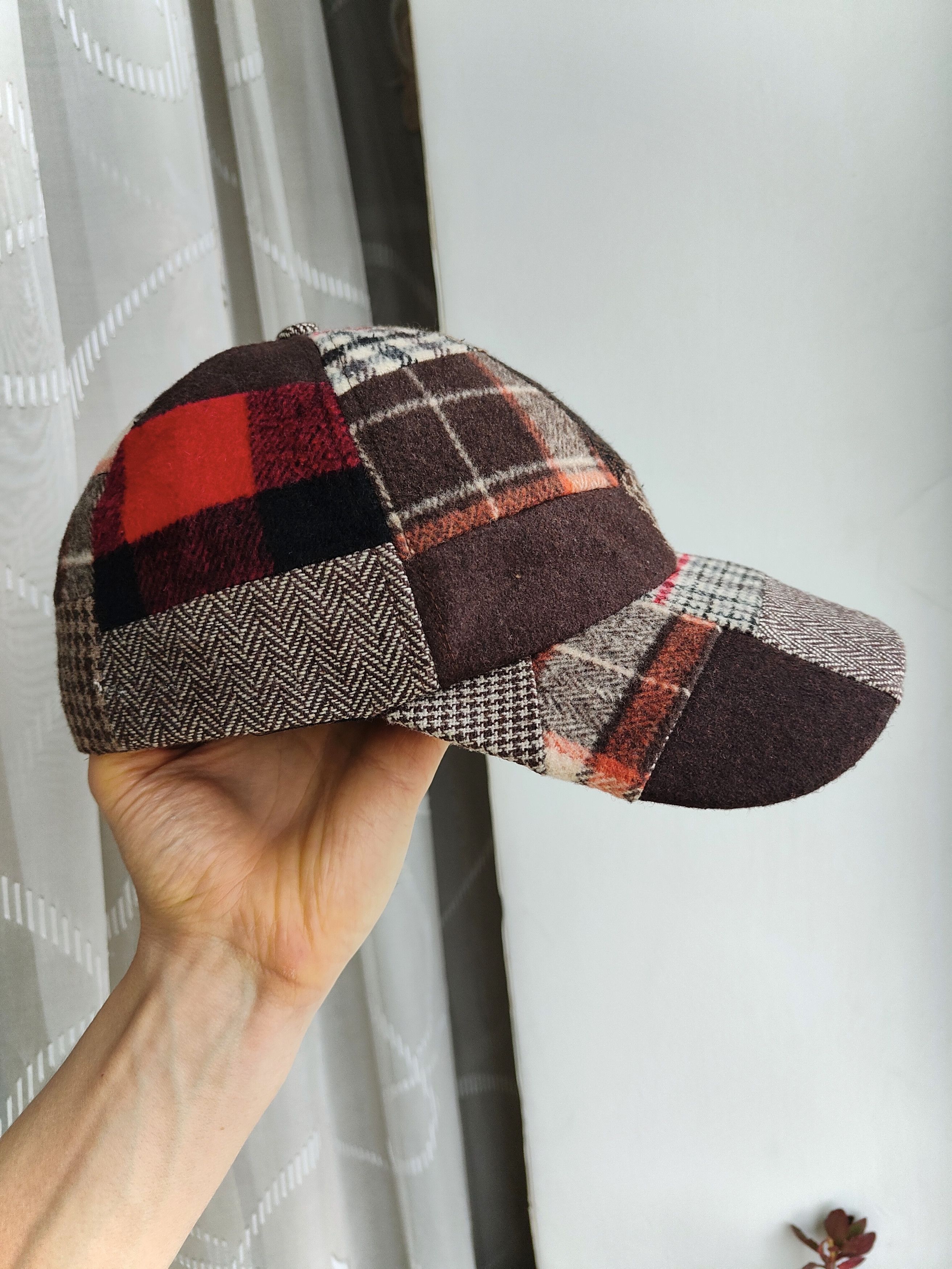 Hawkings Mcgill Hawkins Woolen Cap Flat Cap Men's Cap Hat Size ONE SIZE - 2 Thumbnail