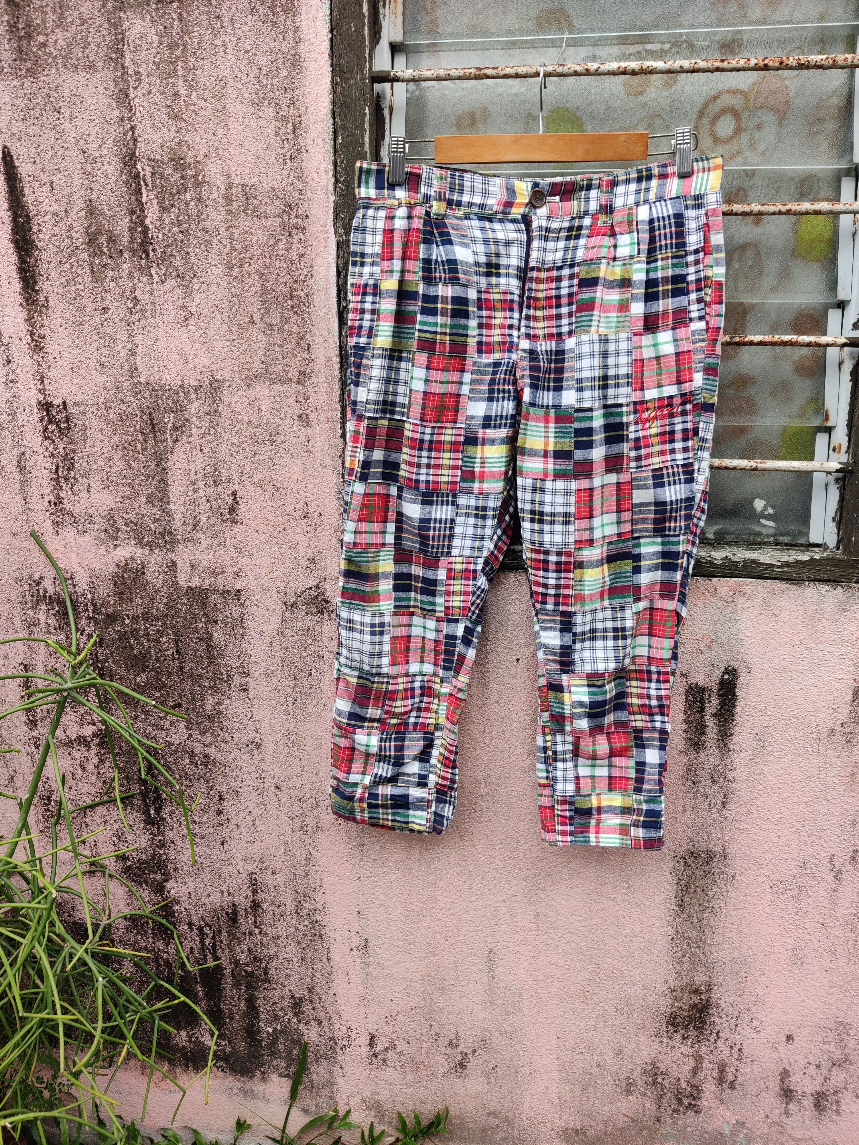 Japanese Brand Vintage X-Girl Blondie Patchwork Pants Size US 30 / EU 46 - 1 Thumbnail