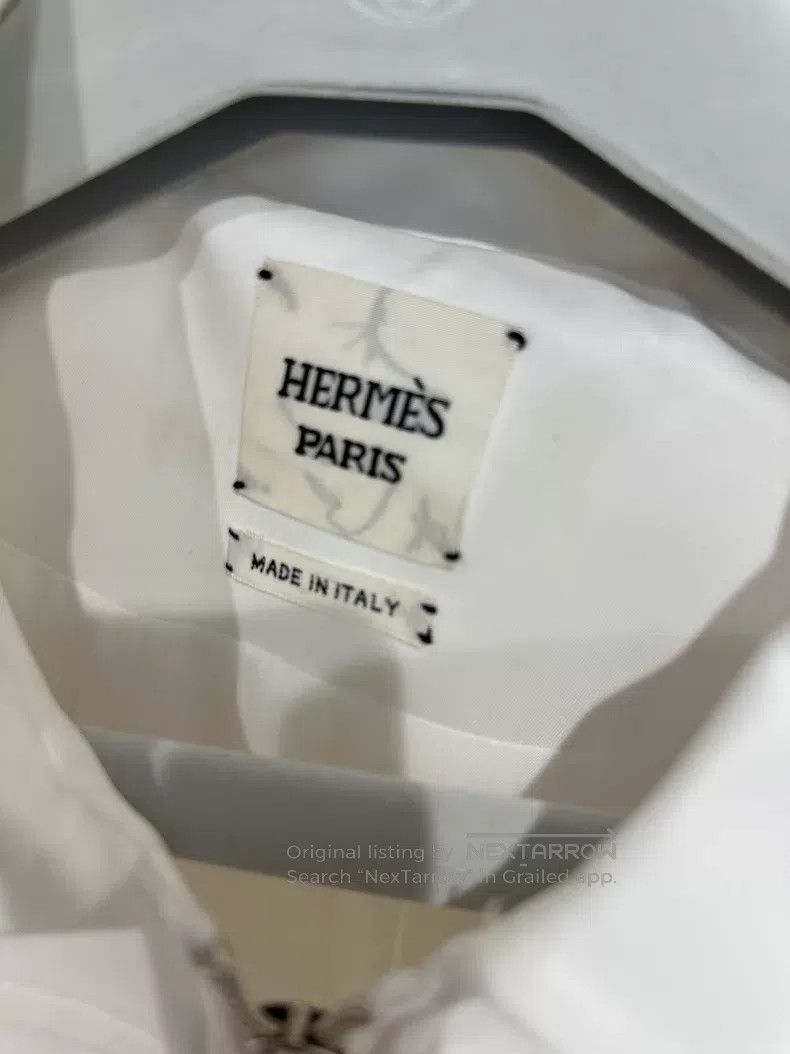 Hermes Hermes 26S Black and White Dual Color Gabardine Zip-up Sho Size XS / US 0-2 / IT 36-38 - 2 Thumbnail