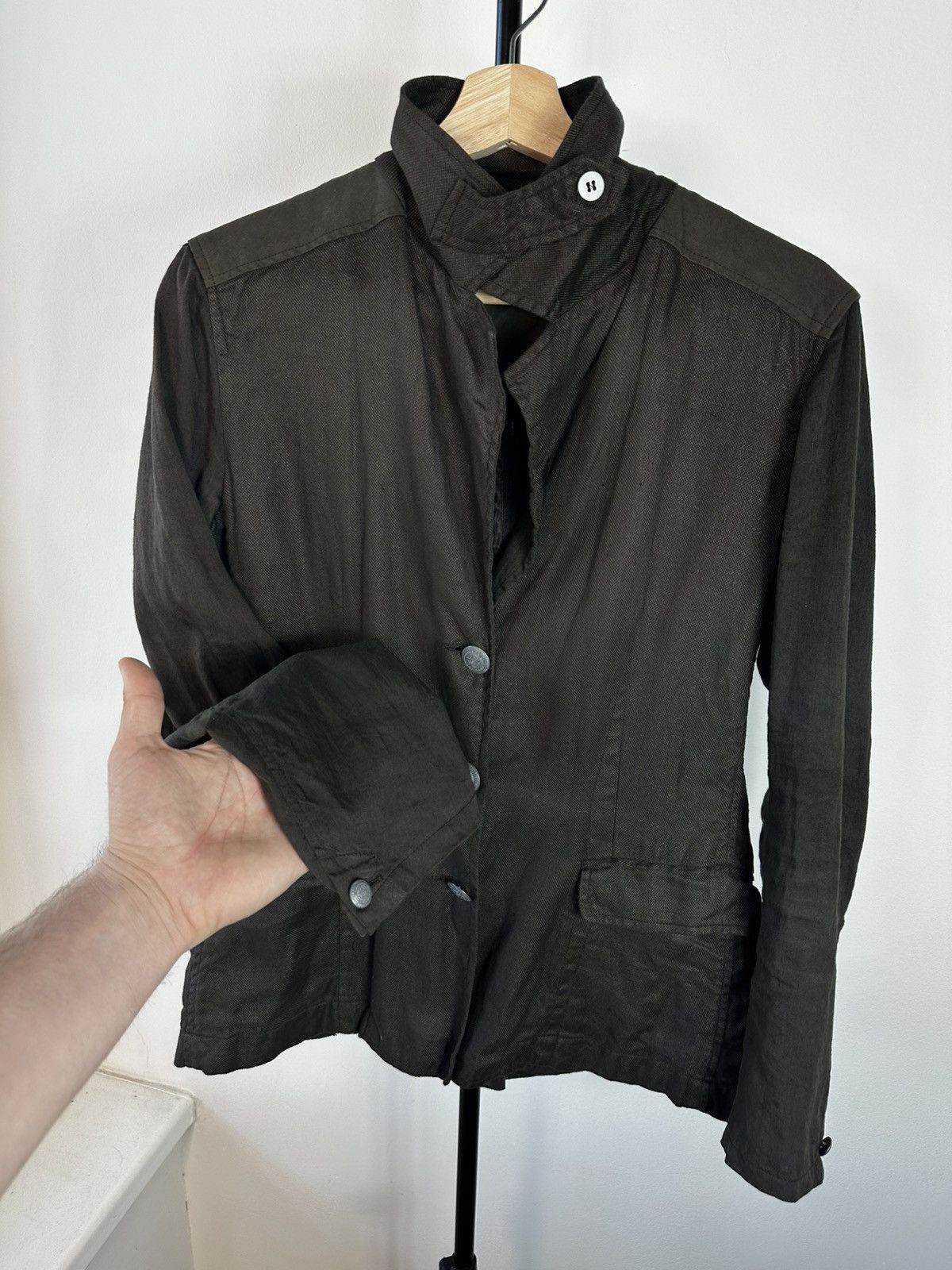 C.P. Company Archival C.P. Company 2006 Linen-Nylon Blend Blazer Jacket Size US S / EU 44-46 / 1 - 5 Thumbnail