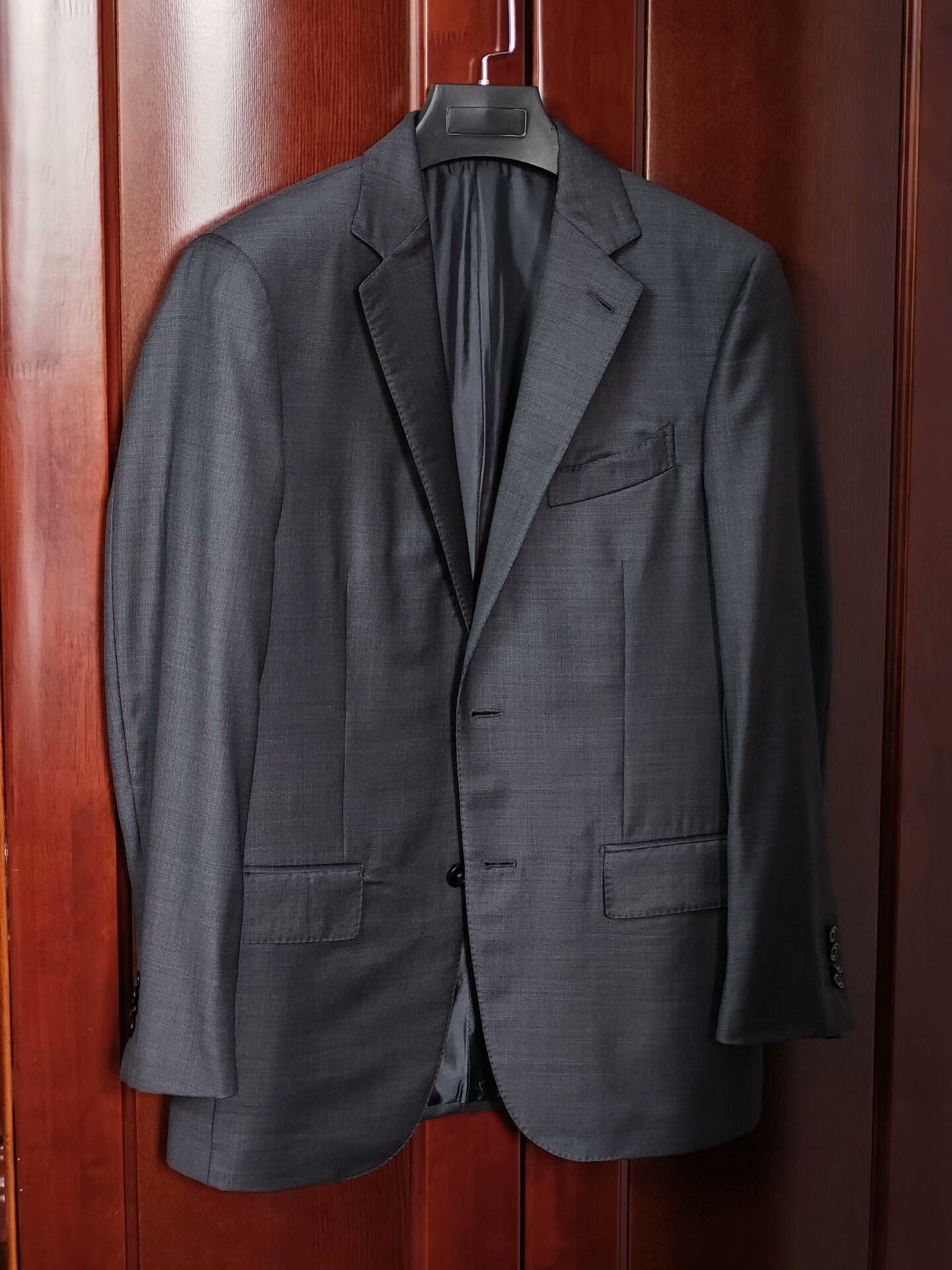 Ermenegildo Zegna Zegna Trofeo Wool Linen Suit Jacket Size US S / EU 44-46 / 1 - 1 Thumbnail