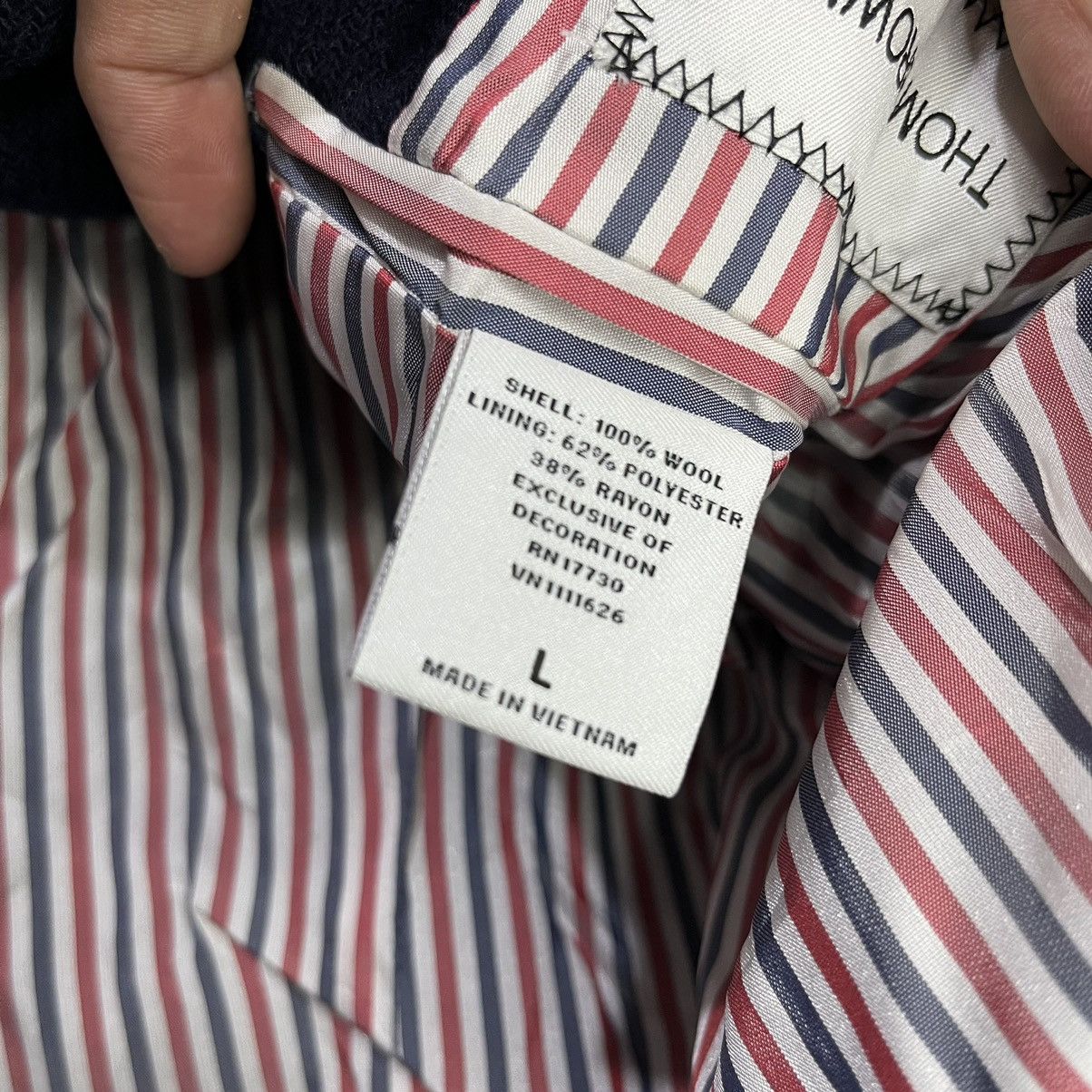 Neiman Marcus × Thom Browne Thom Browne - Neiman Marcus Women's Blazer Size L / US 10 / IT 46 - 13 Thumbnail