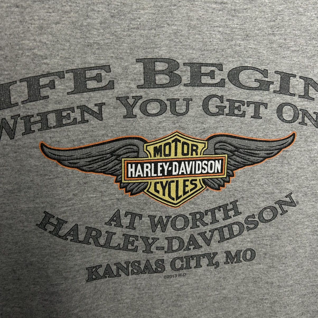 Harley Davidson Vintage Harley Davidson 2013 Made In Usa Graphic logo tee Size US L / EU 52-54 / 3 - 3 Thumbnail