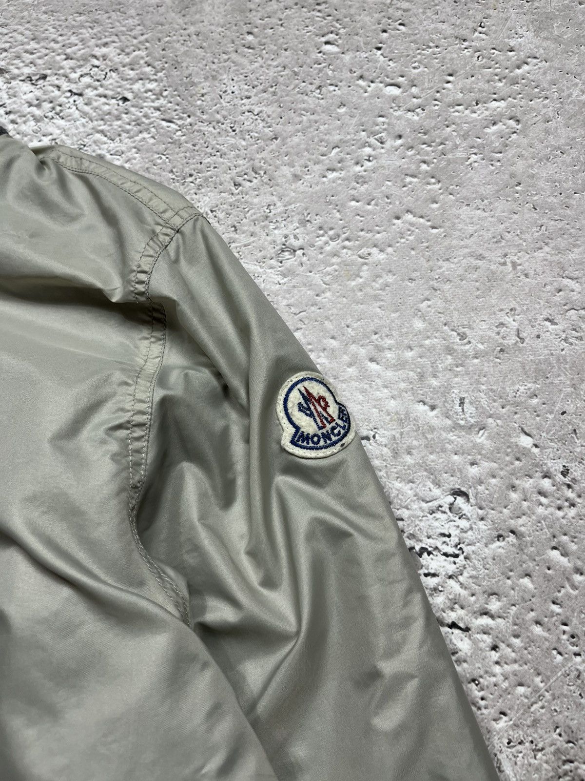 Moncler × Vintage Vintage Moncler Reversible Nylon Fleece Pullover Jacket S Size S / US 4 / IT 40 - 7 Thumbnail