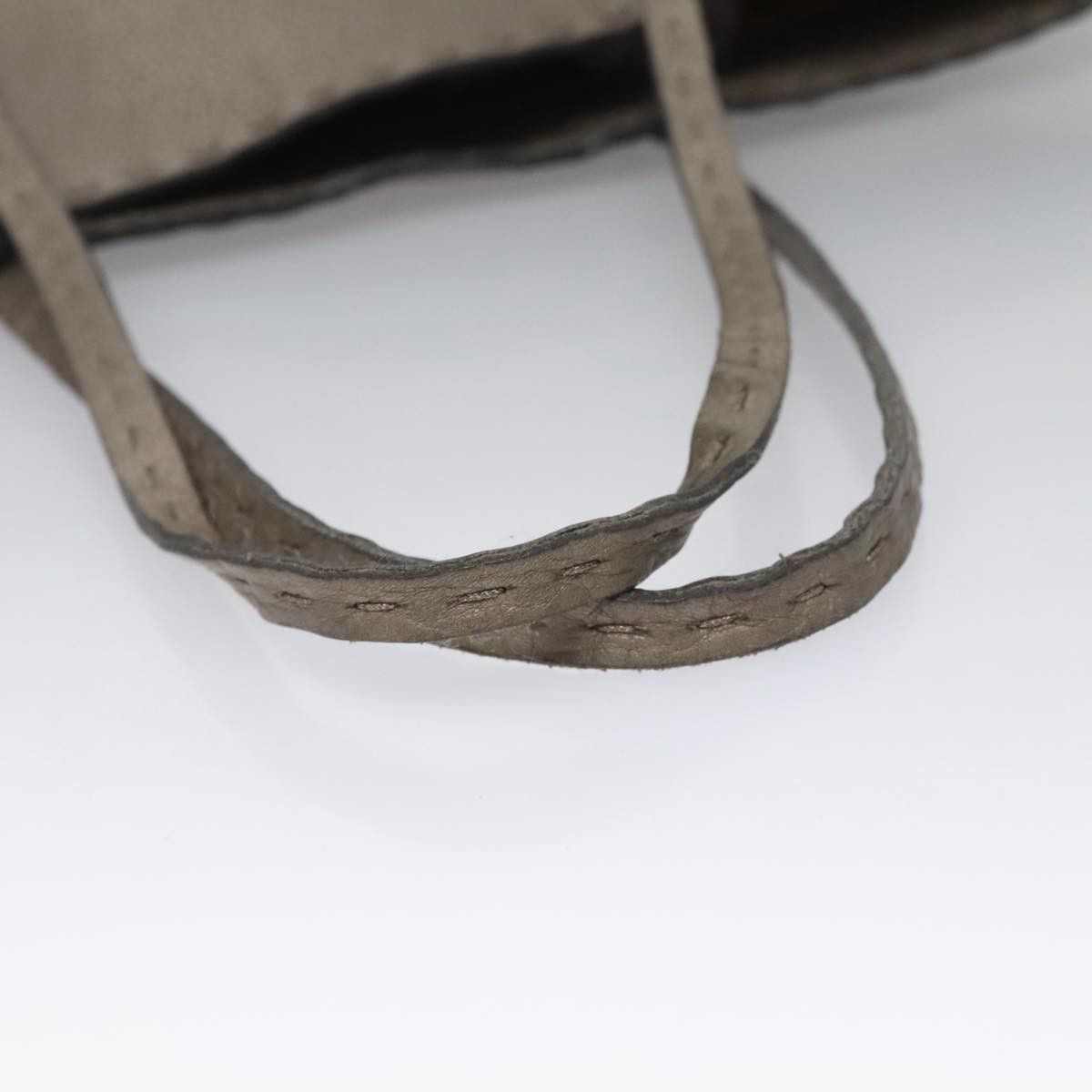 Fendi FENDI Celeria Hand Bag Leather Silver Size ONE SIZE - 7 Thumbnail