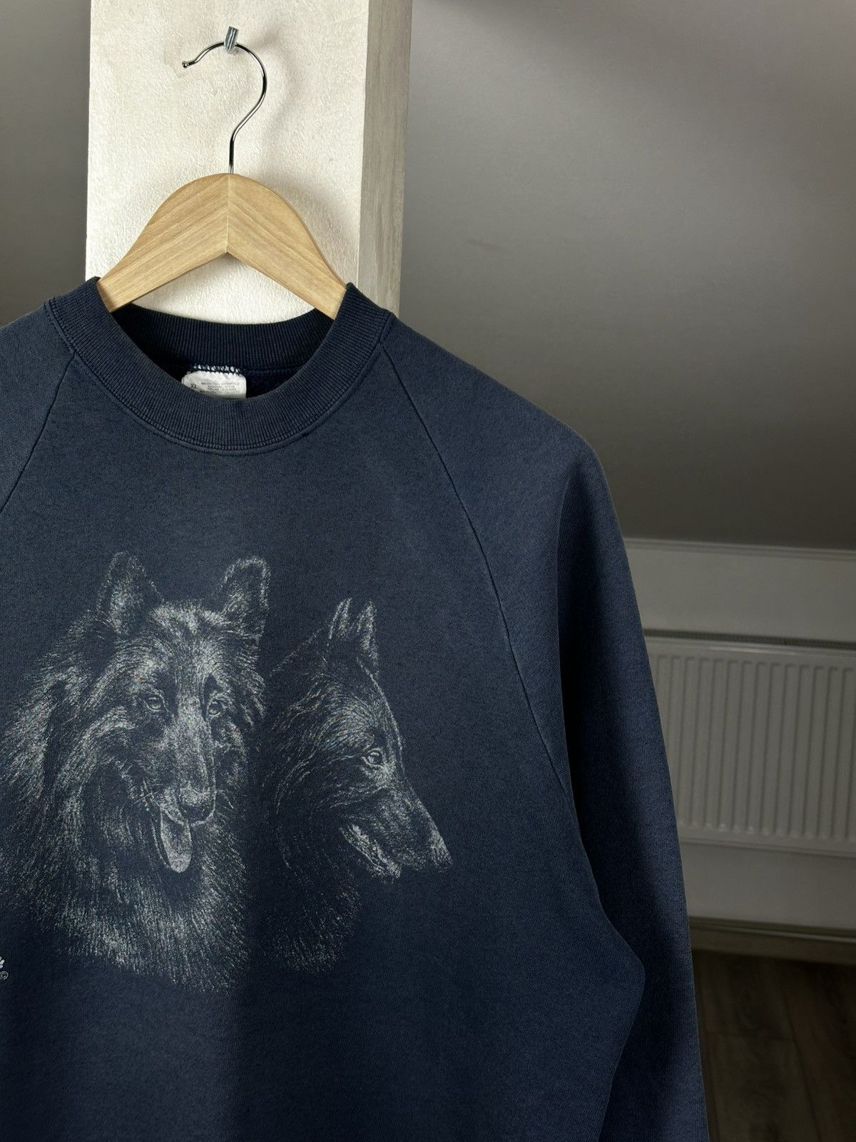 Vintage Vintage Wolf 90s Wildlife Graphic Artwork Sweatshirt Size US XL / EU 56 / 4 - 3 Thumbnail