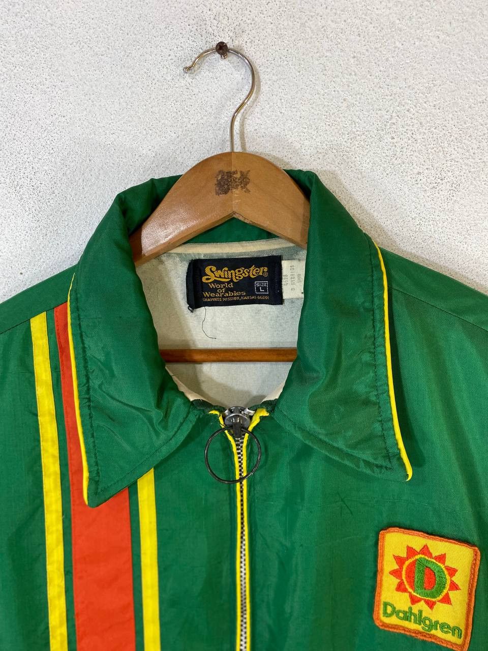 Swingster vintage swingster light jacket made in usa nice design Size US L / EU 52-54 / 3 - 2 Thumbnail