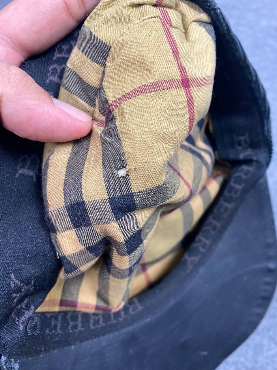 Burberry burberry london corduroy baretta hat nova checkered lining Size ONE SIZE - 10 Thumbnail