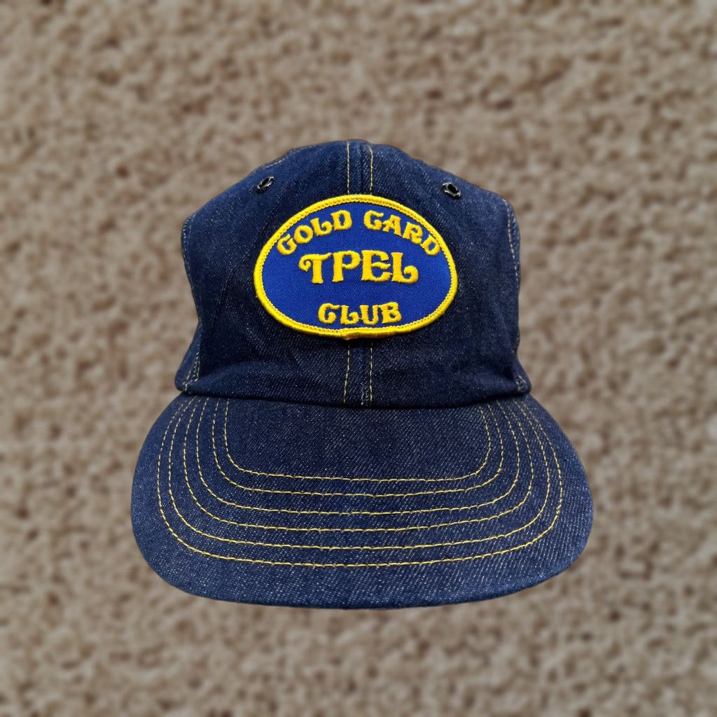 Vintage Blue Denim Snapback Hat Cap for Men | One Size | Casual DVA Theme | Adjustable Lightweight Size ONE SIZE - 1 Thumbnail