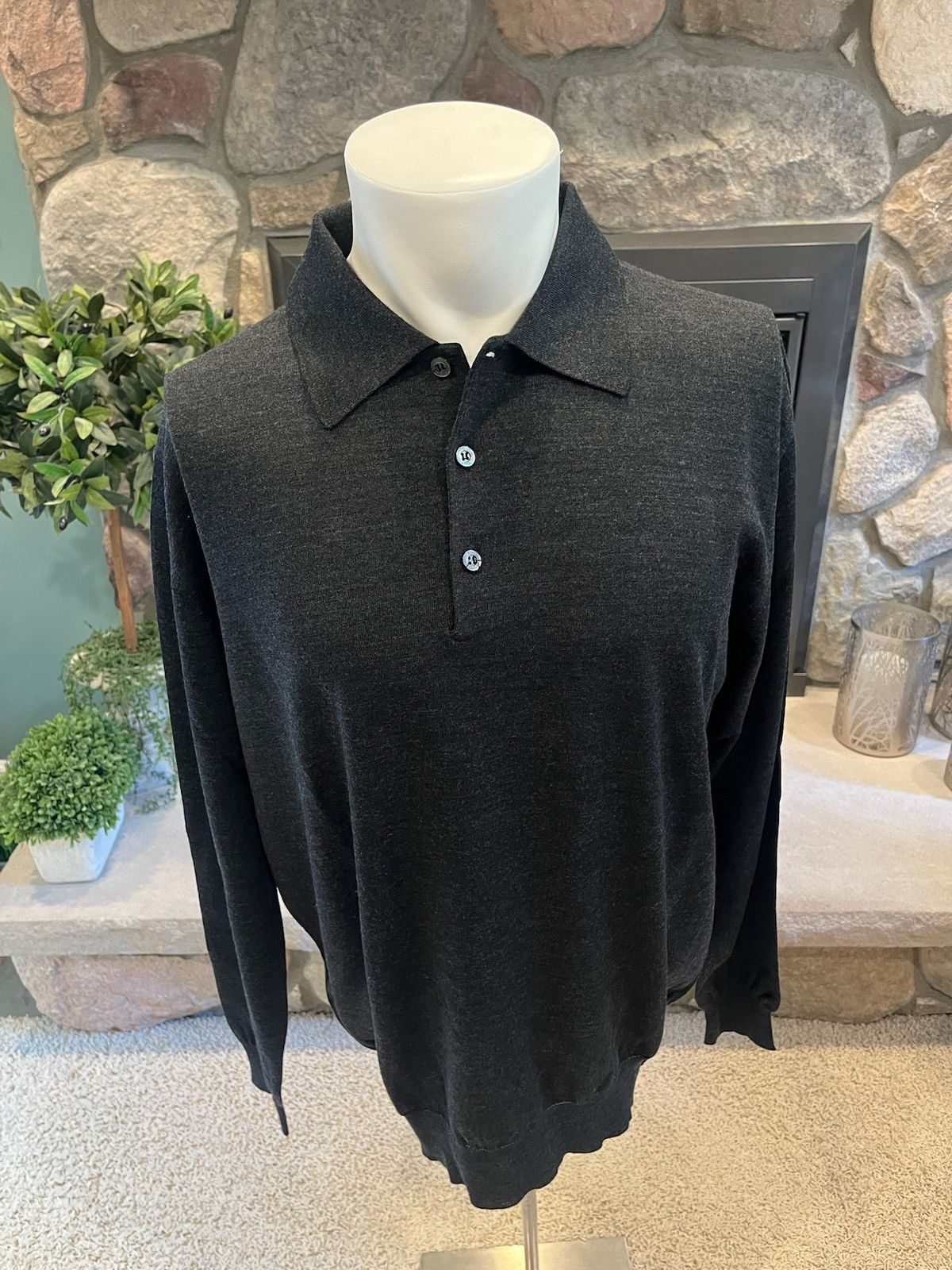 3 Button Sweater