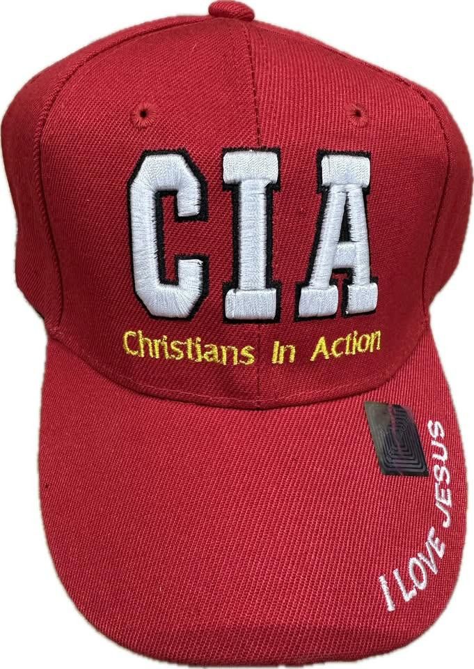 Designer Christians in Action CIA Cap New Red Size ONE SIZE - 1 Thumbnail