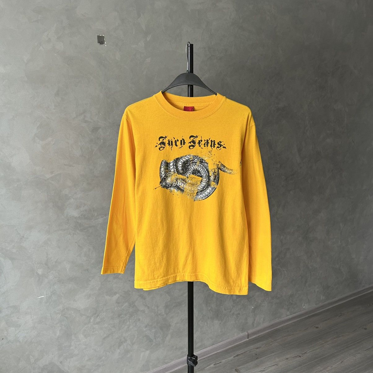 JNCO Vintage Y2K JNCO Snake Logo Longsleeve T Shirt Size US S / EU 44-46 / 1 - 1 Thumbnail