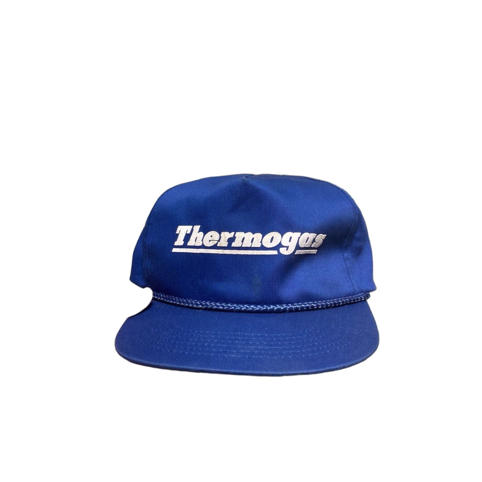 Vintage VINTAGE SnapBack Hat Cap Thermogas Propane HVAC Blue Men Adjustable Blue SnapBack Hat Cap Mens Size ONE SIZE - 1 Thumbnail