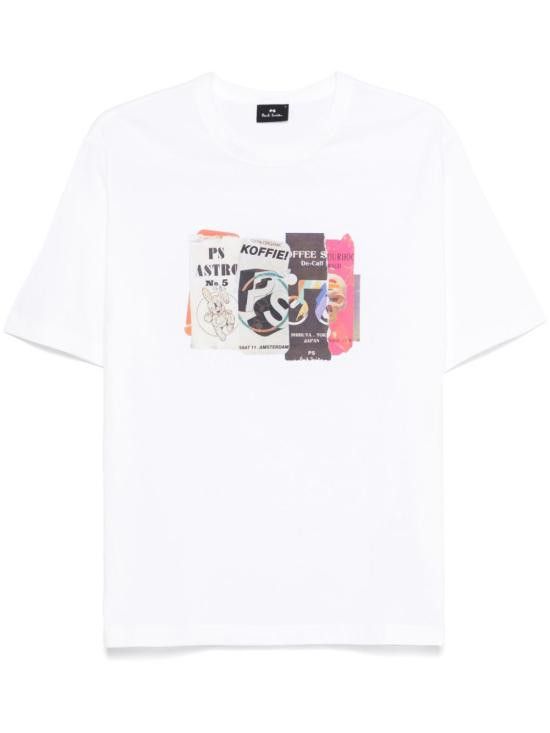 Paul Smith PAUL SMITH Men T-Shirts M2R220X PP512201 White Size US XL / EU 56 / 4 - 1 Thumbnail