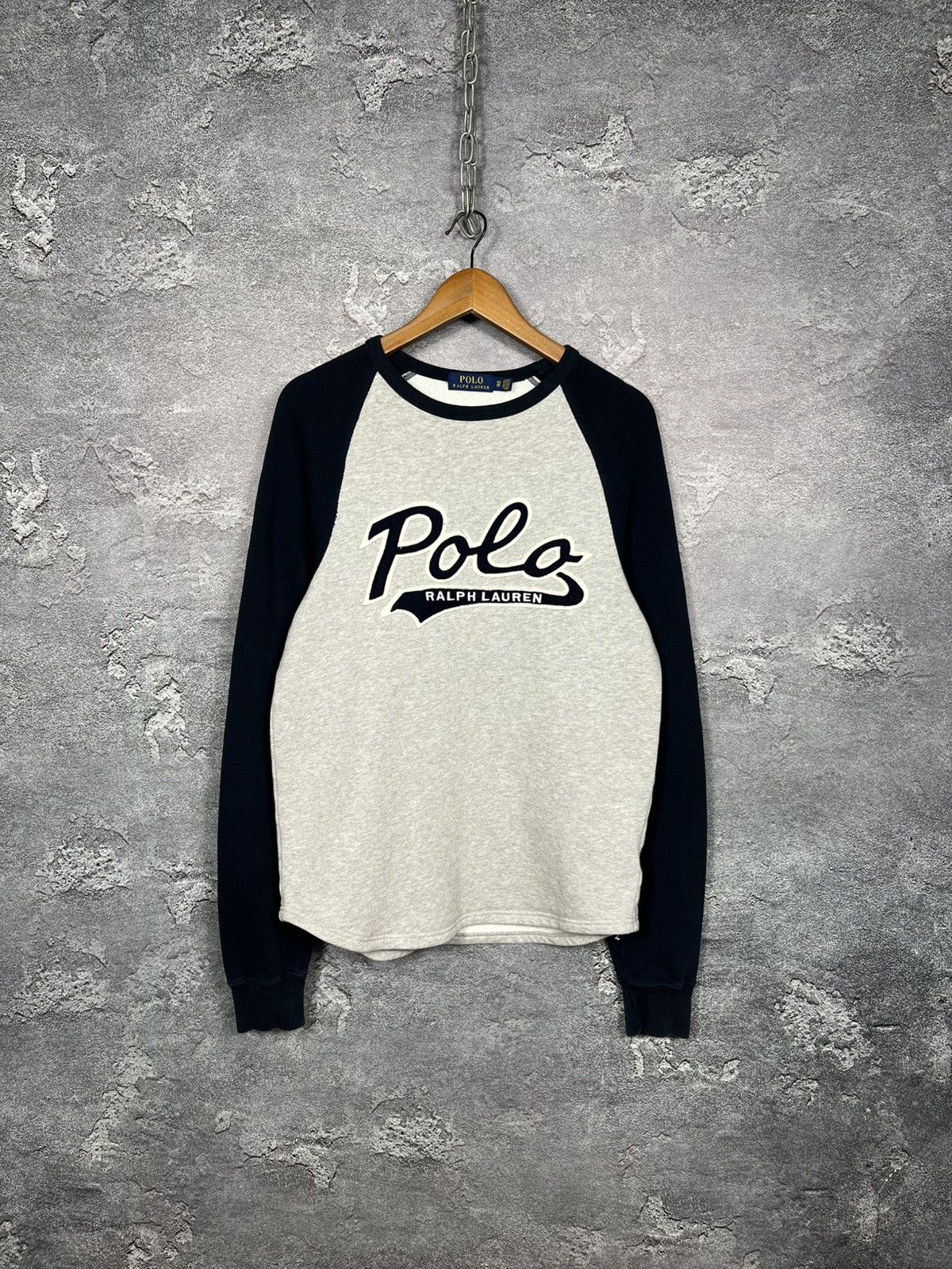 Polo Ralph Lauren Polo Ralph Lauren Baseball Sweatshirt With Big Logo Size S Size US S / EU 44-46 / 1 - 1 Thumbnail