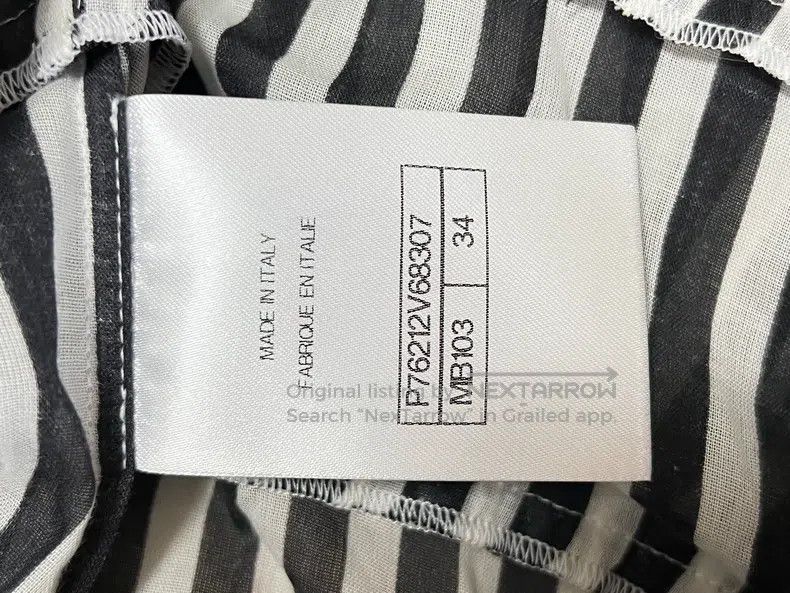 Chanel Chanel 24M Beach Series Striped Shirt Skirt Size XXS / US 00 / IT 34 - 8 Thumbnail