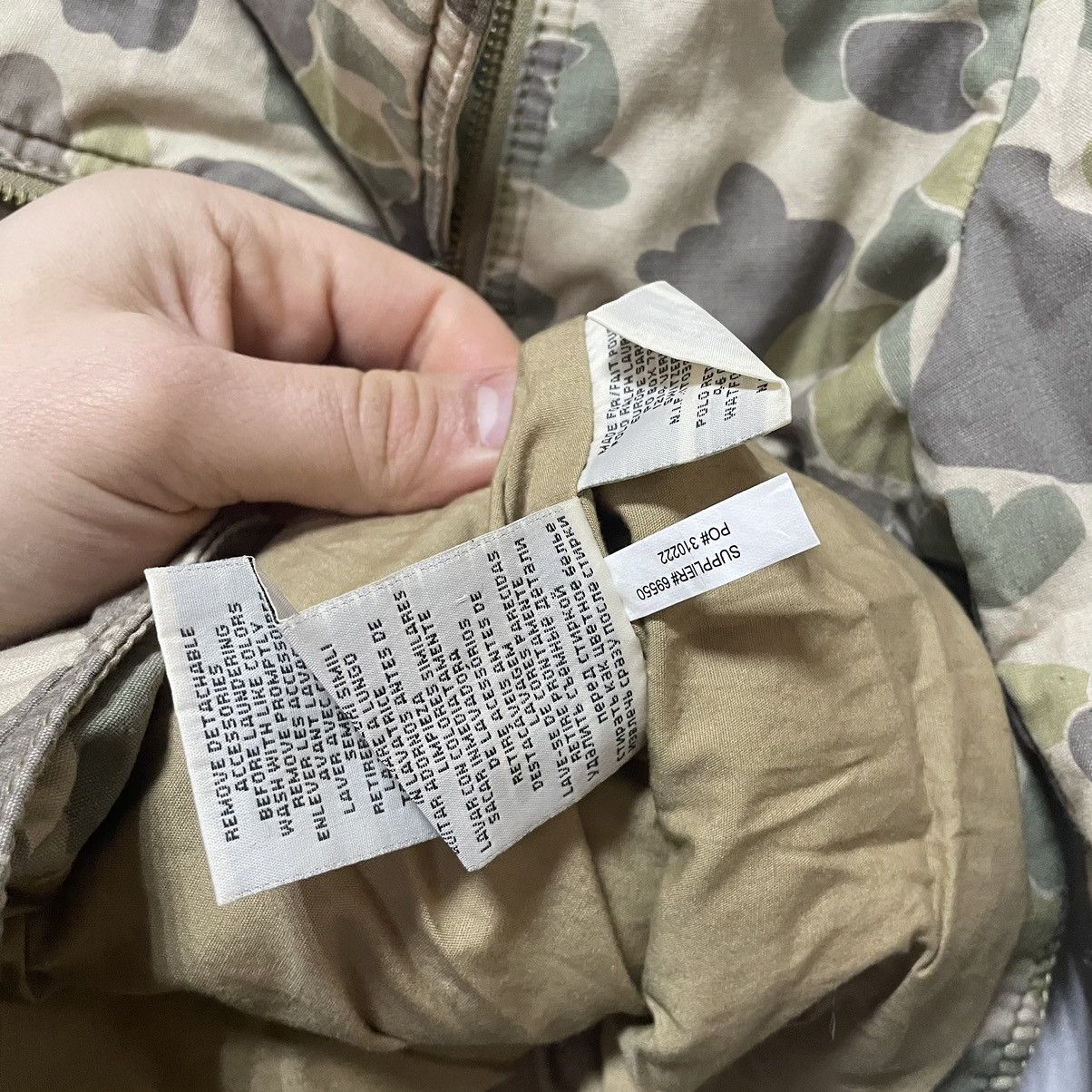 Denim & Supply Ralph Lauren × Polo Ralph Lauren Rare 90s Polo Ralph Lauren camo bomber jacket avia ma1 fly Size L / US 10 / IT 46 - 9 Thumbnail
