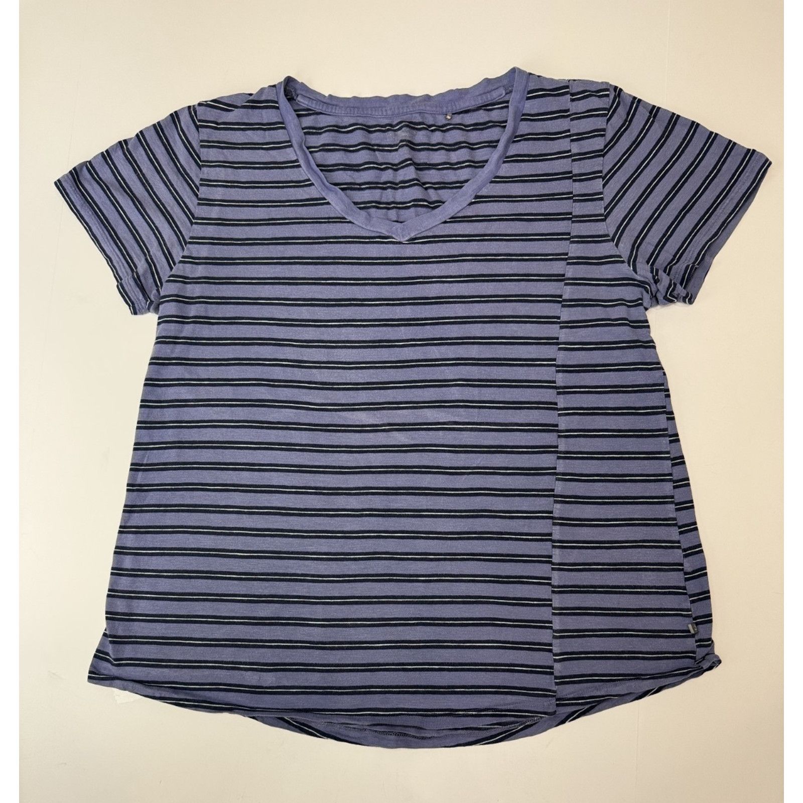 Toad&Co Toad & Co. Women's 100% Organic Cotton Tee Grunge Size L / US 10 / IT 46 - 1 Thumbnail