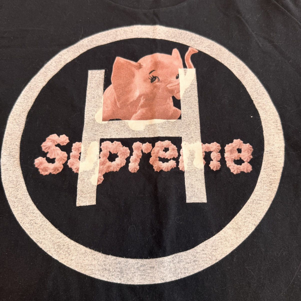 Supreme Supreme pre-shrunk Elephant Tee T-shirt Black Size M Limited Size US M / EU 48-50 / 2 - 4 Thumbnail