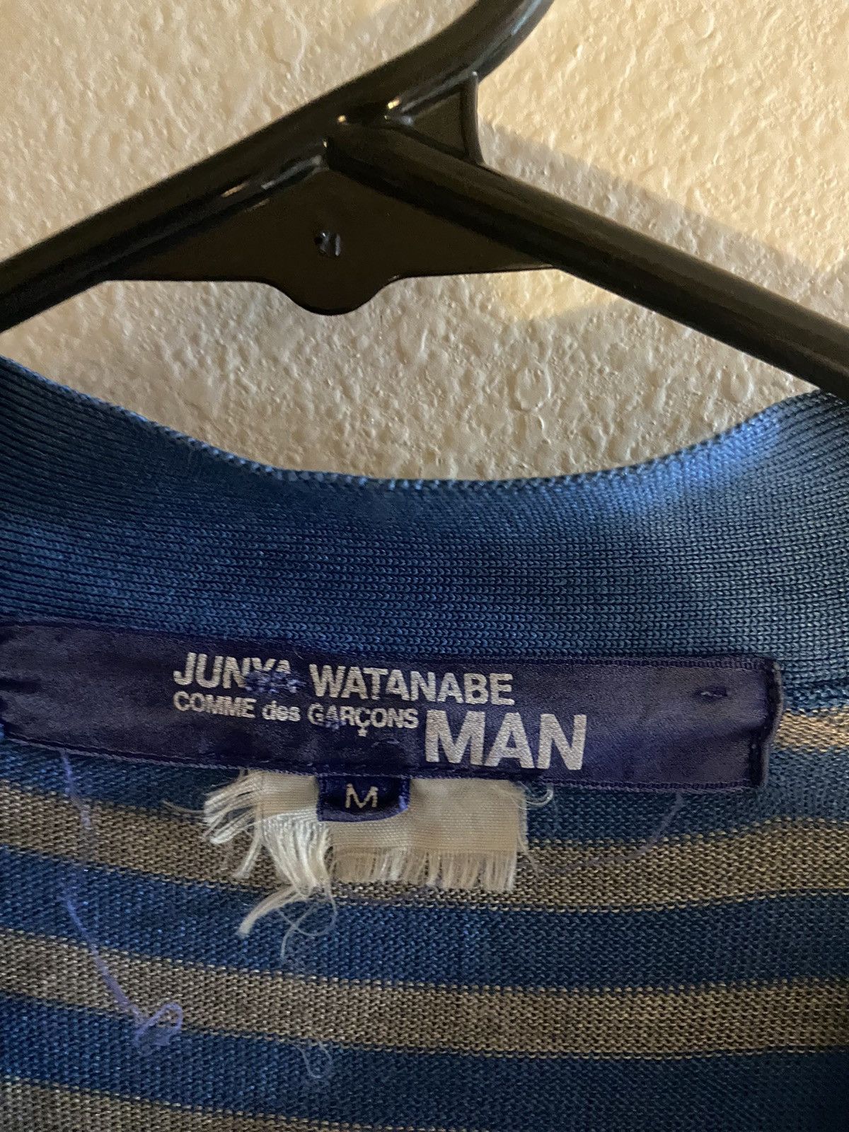 Comme des Garcons × Junya Watanabe × Vintage Junya Watanabe Comme Des Garçon Man Stripped Cardigan Size US S / EU 44-46 / 1 - 2 Thumbnail