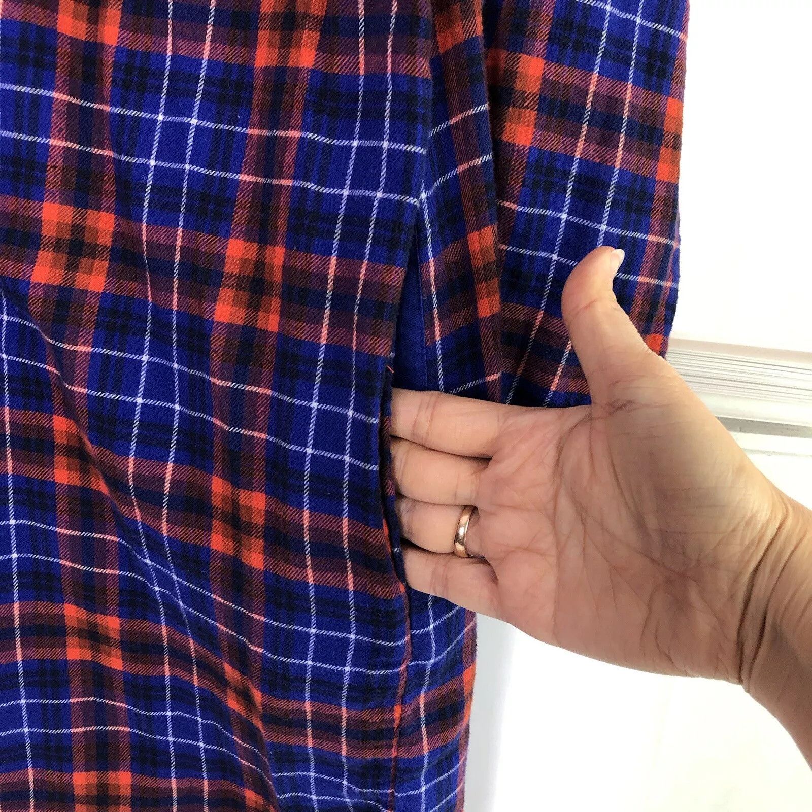 J.Crew J Crew Shirt Dress Tartan Plaid Flannel Shirtdress Sz S Long Size S / US 4 / IT 40 - 7 Thumbnail