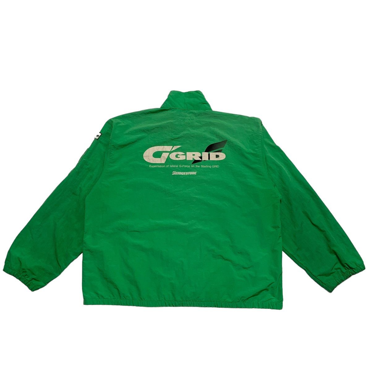 Japanese Brand Vintage Bridgestone Grid Racing Jacket Size US XL / EU 56 / 4 - 1 Thumbnail
