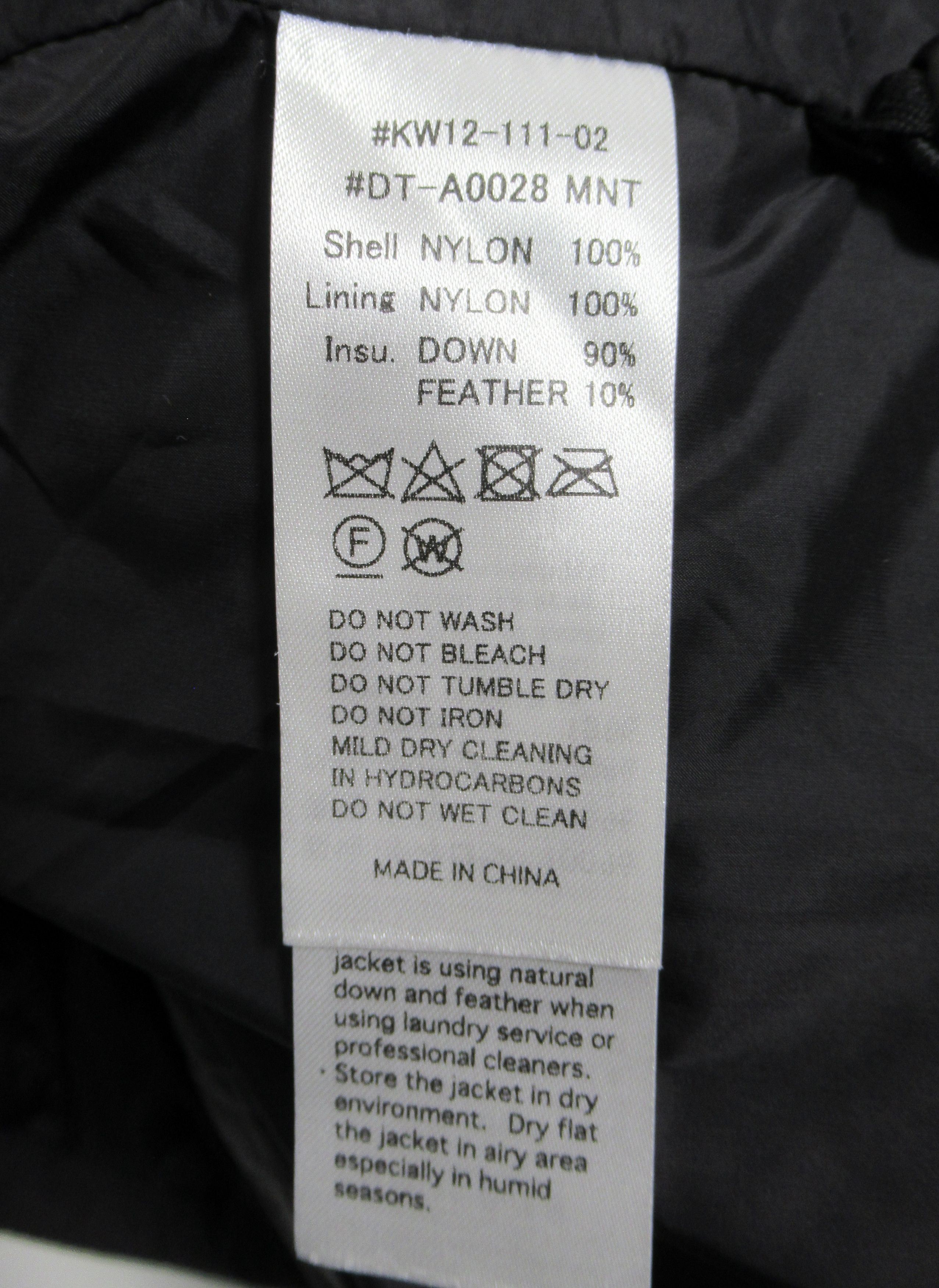 Danton Danton Nylon Taffeta Middle Down Hooded Jacket Black Size M Size US M / EU 48-50 / 2 - 10 Thumbnail