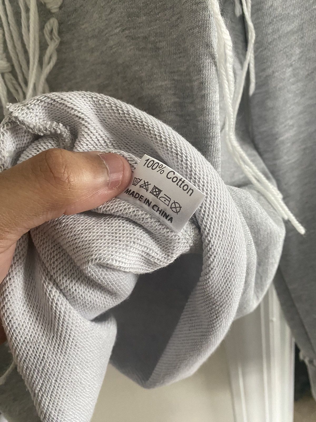 Other (YLSK) youlovesk Grey Stitched Hoodie Size US M / EU 48-50 / 2 - 5 Thumbnail