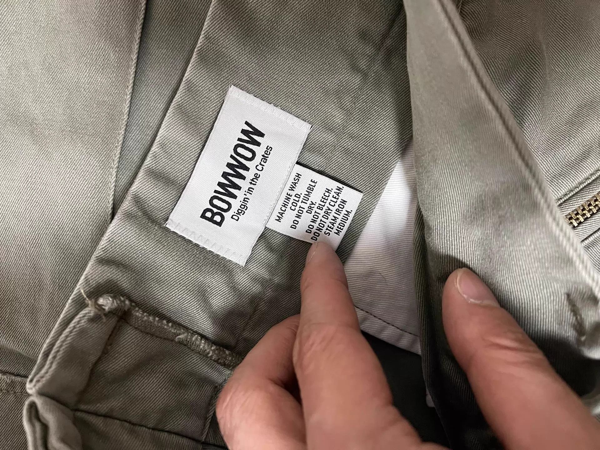 Other BOWWOW US ARMY Trooper Combat Short Washed Olive L Size US 34 / EU 50 - 7 Thumbnail