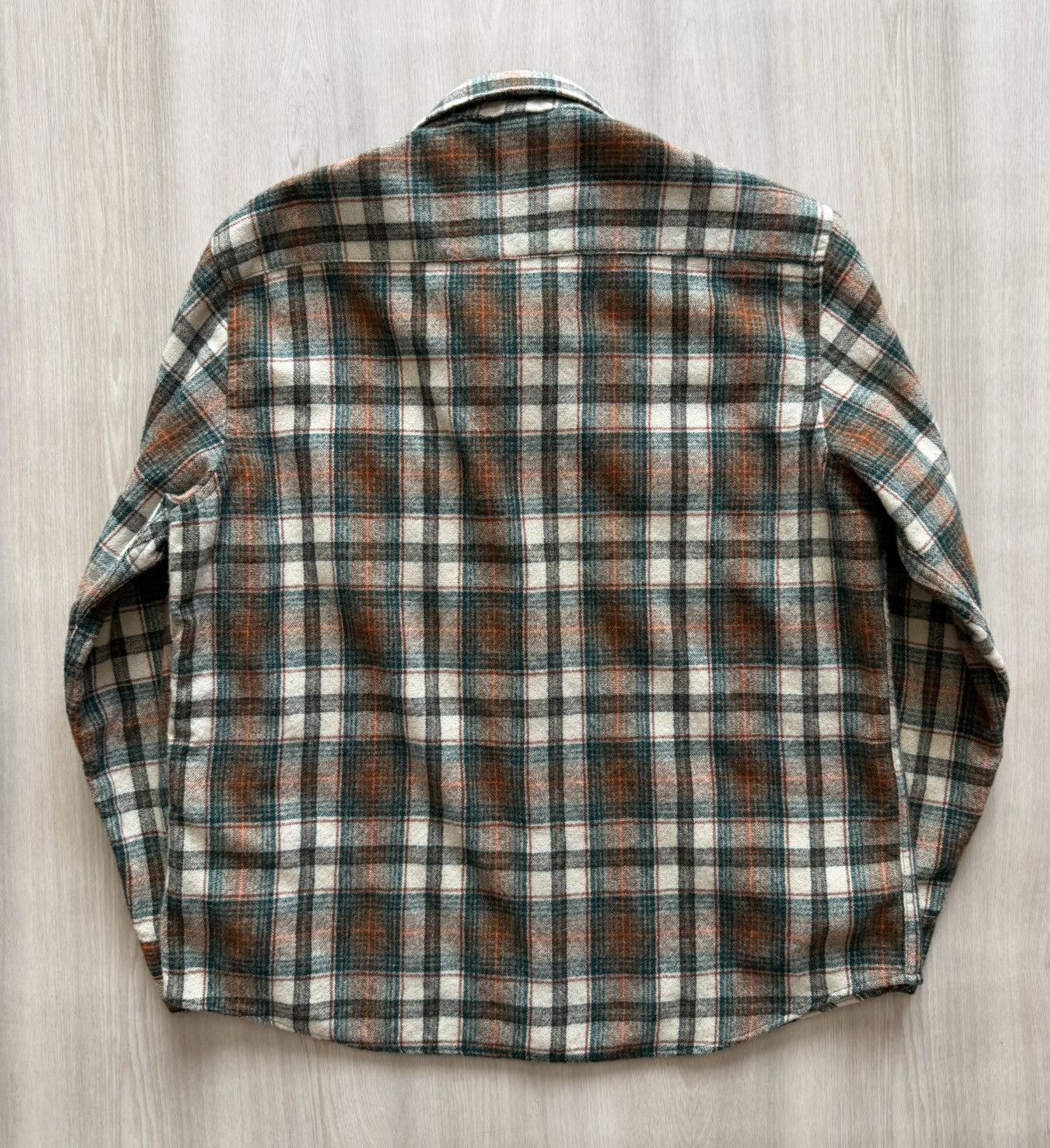 Vintage Vintage Sears Kings Road Shirt Flannel Wool Blend Sz M Grung Size US M / EU 48-50 / 2 - 8 Thumbnail