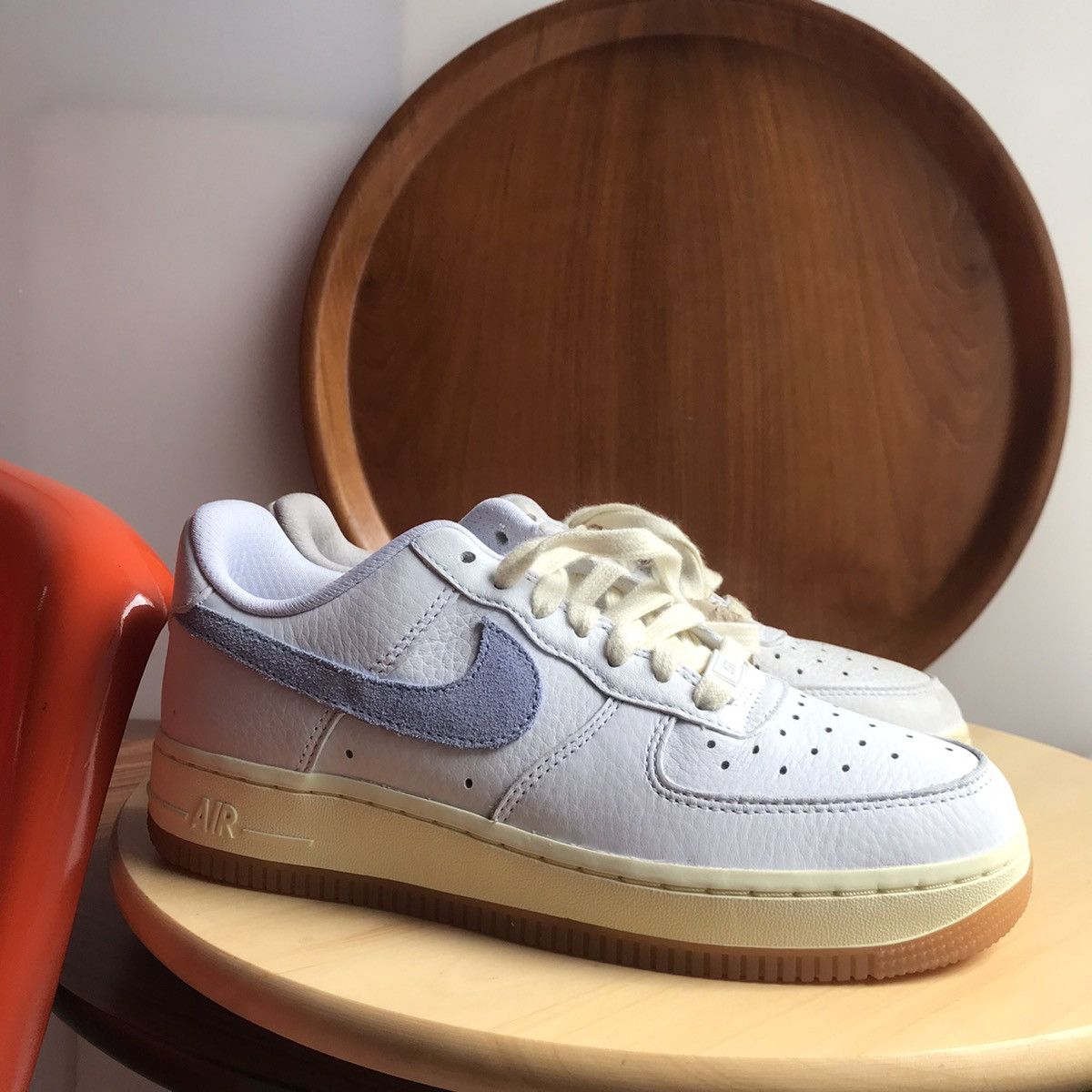 Hypebeast × Nike Nike Air Force One 07 Gumsole White cobalt bliss-Alabaster Size US 5 / EU 37 - 4 Thumbnail