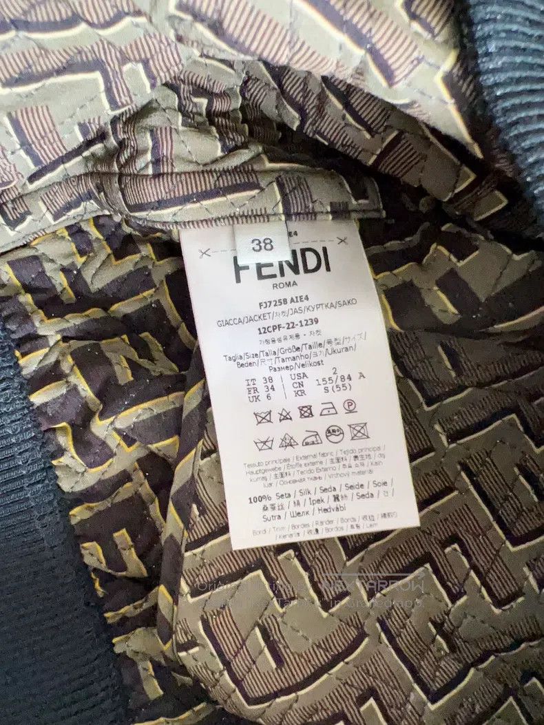 Fendi Fendi 100% silk short jacket Size XS / US 0-2 / IT 36-38 - 5 Thumbnail
