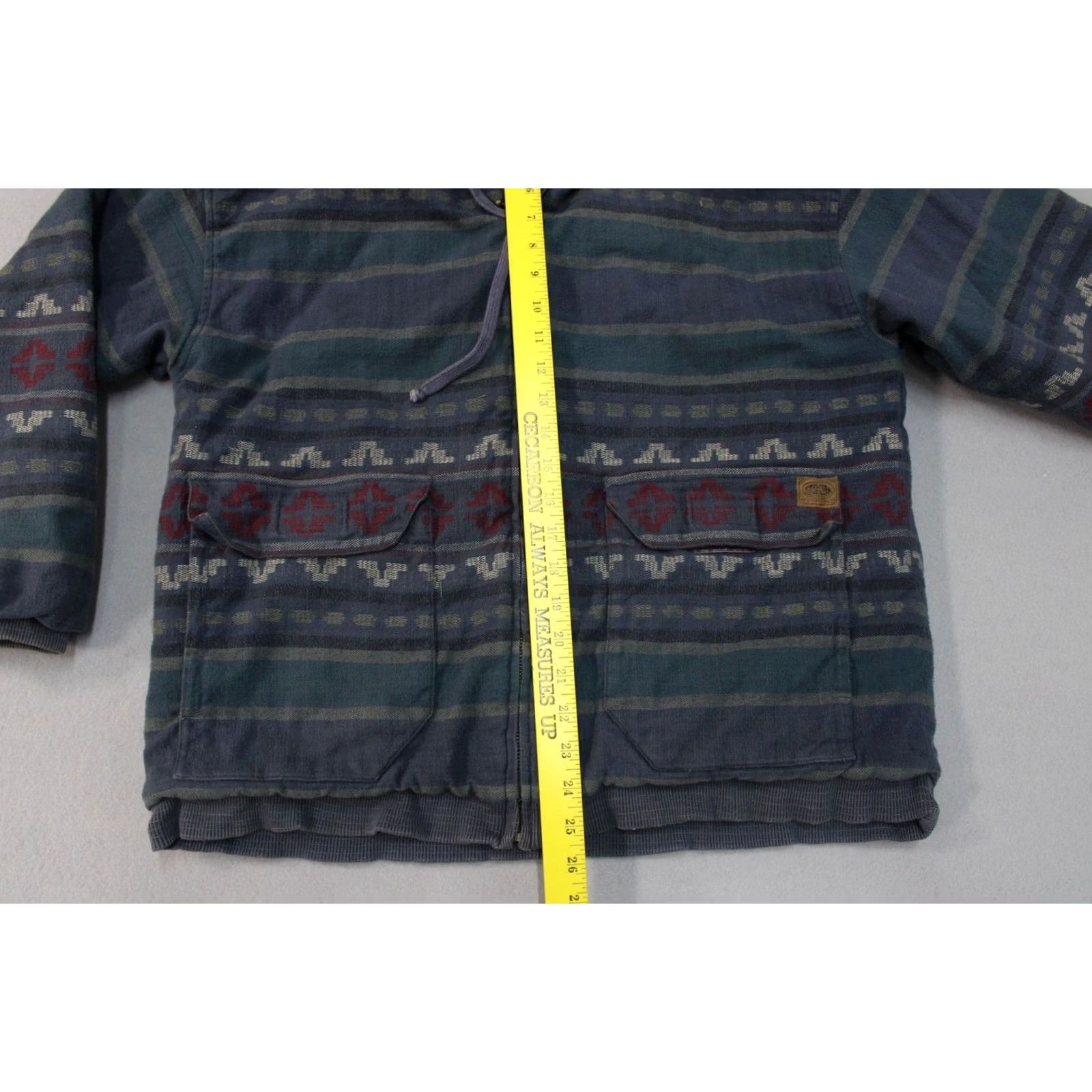 Vintage VINTAGE Pacific Coast Highway Jacket Mens Medium Hooded Aztec Full Zip 90s Size US M / EU 48-50 / 2 - 6 Thumbnail