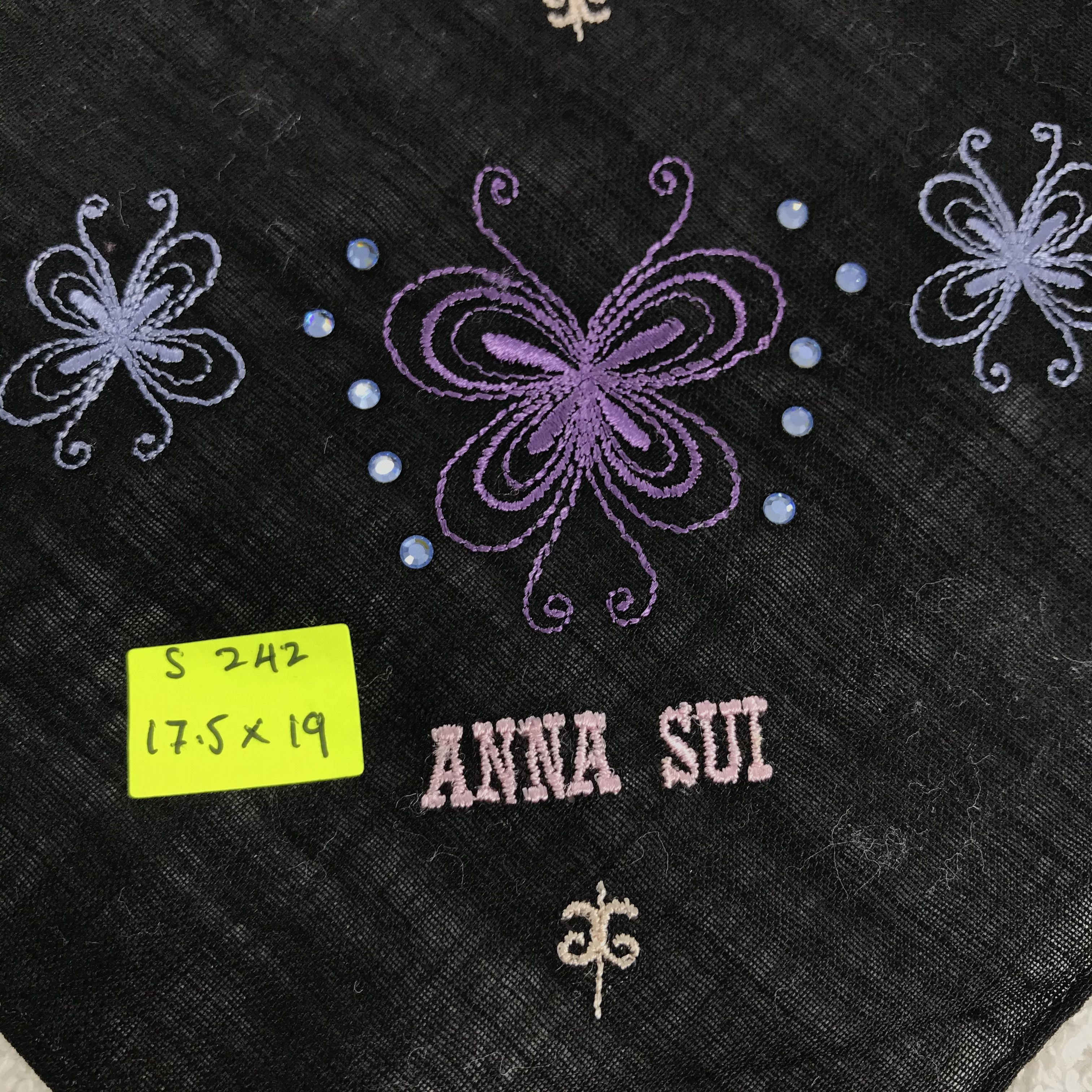 Anna Sui × Vintage Anna Sui Bandana / Handkerchief / Neckerchief - S242 Size ONE SIZE - 5 Thumbnail