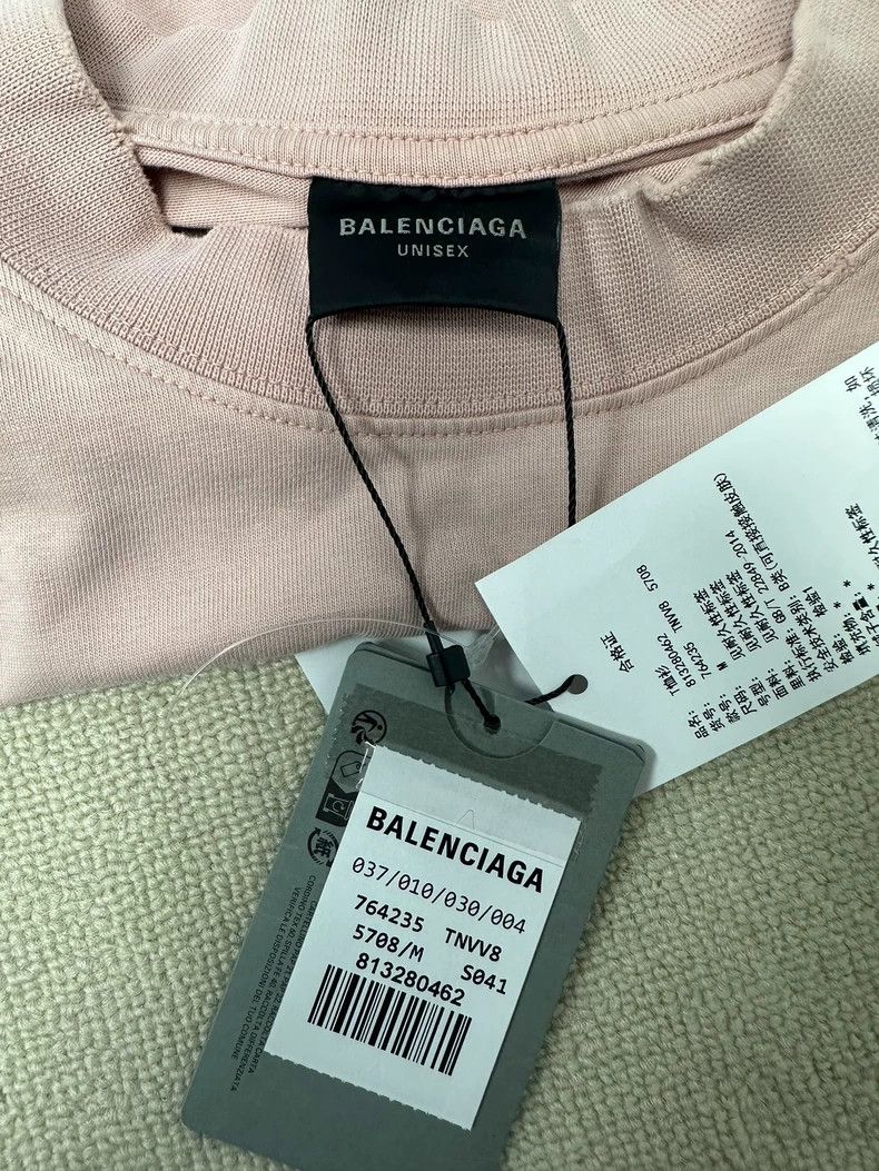 Balenciaga Balenciaga Monogrammed Crew Neck Pullover Short Sleeve Dro Size US M / EU 48-50 / 2 - 4 Thumbnail