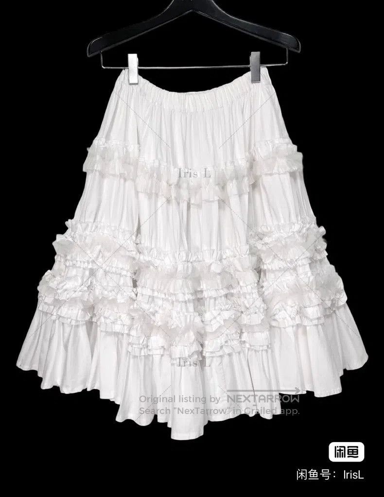 Comme des Garcons Comme Des Garcons size S Layered, lace, pleats, tiered, pu Size 22" - 1 Thumbnail