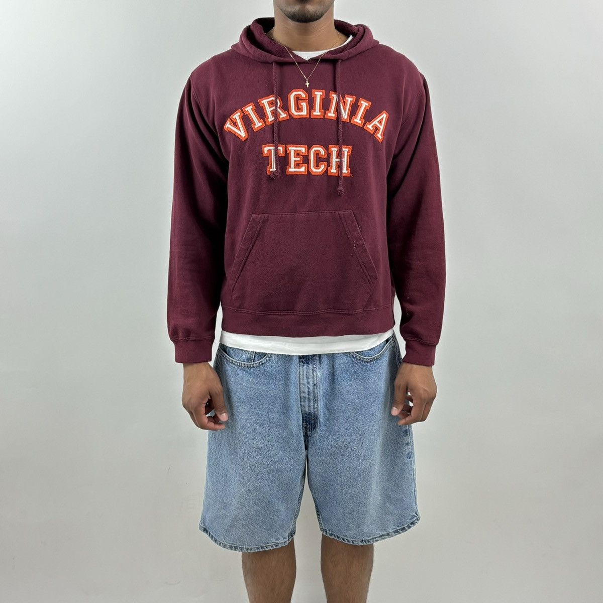 Other vintage Y2K VIRGINIA TECH UNIVERSITY College Spellout hoodie Size US M / EU 48-50 / 2 - 2 Thumbnail