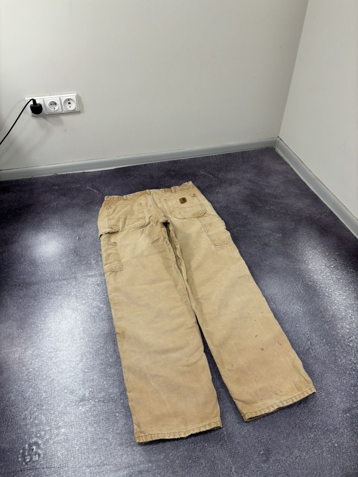Carhartt Vintage Carhartt Dungaree Fit Insulated Denim Baggy Pants Size US 36 / EU 52 - 3 Thumbnail